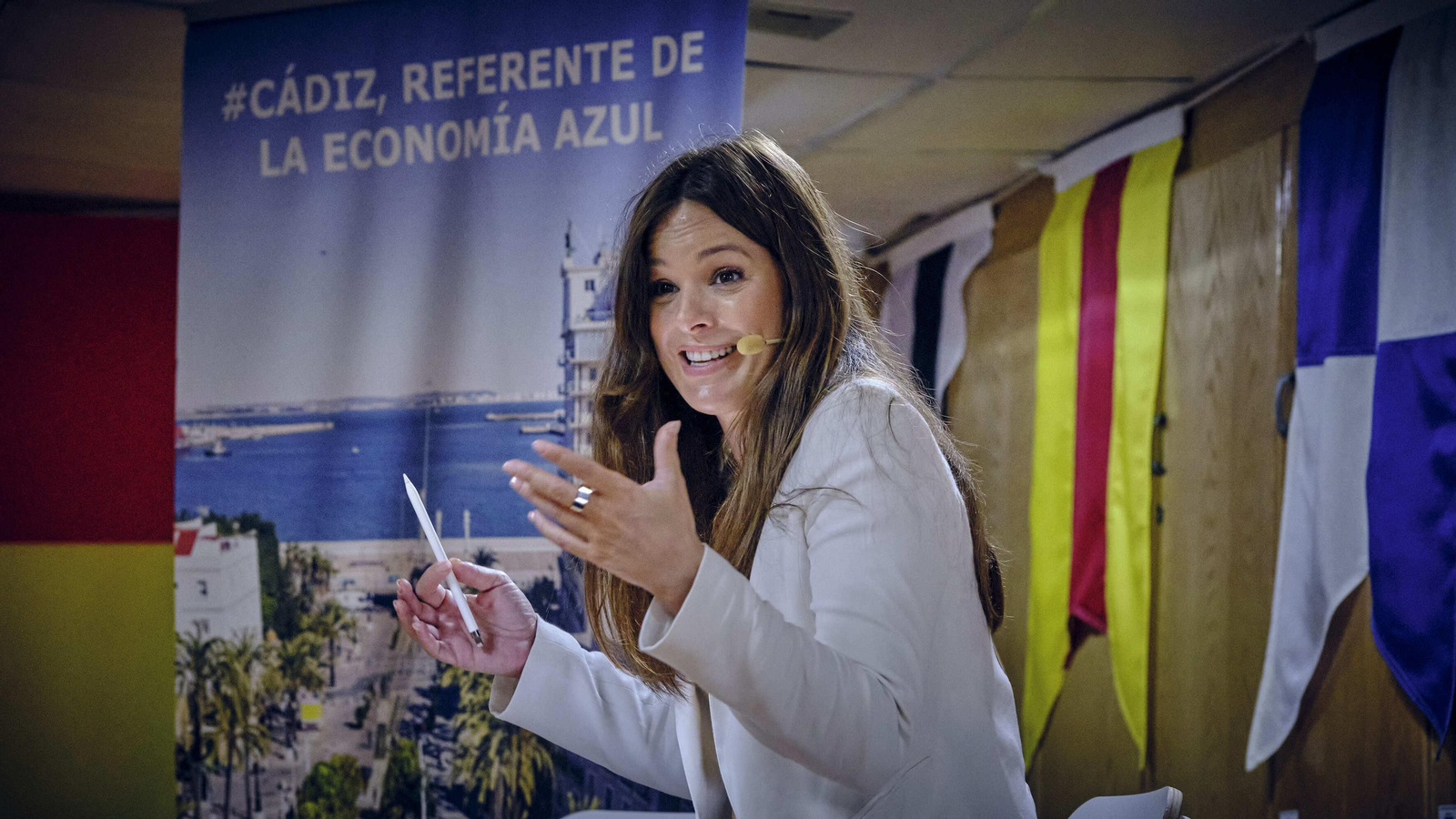 La meteoróloga Mercedes Martín se mostró una firme defensora de la economía azul.