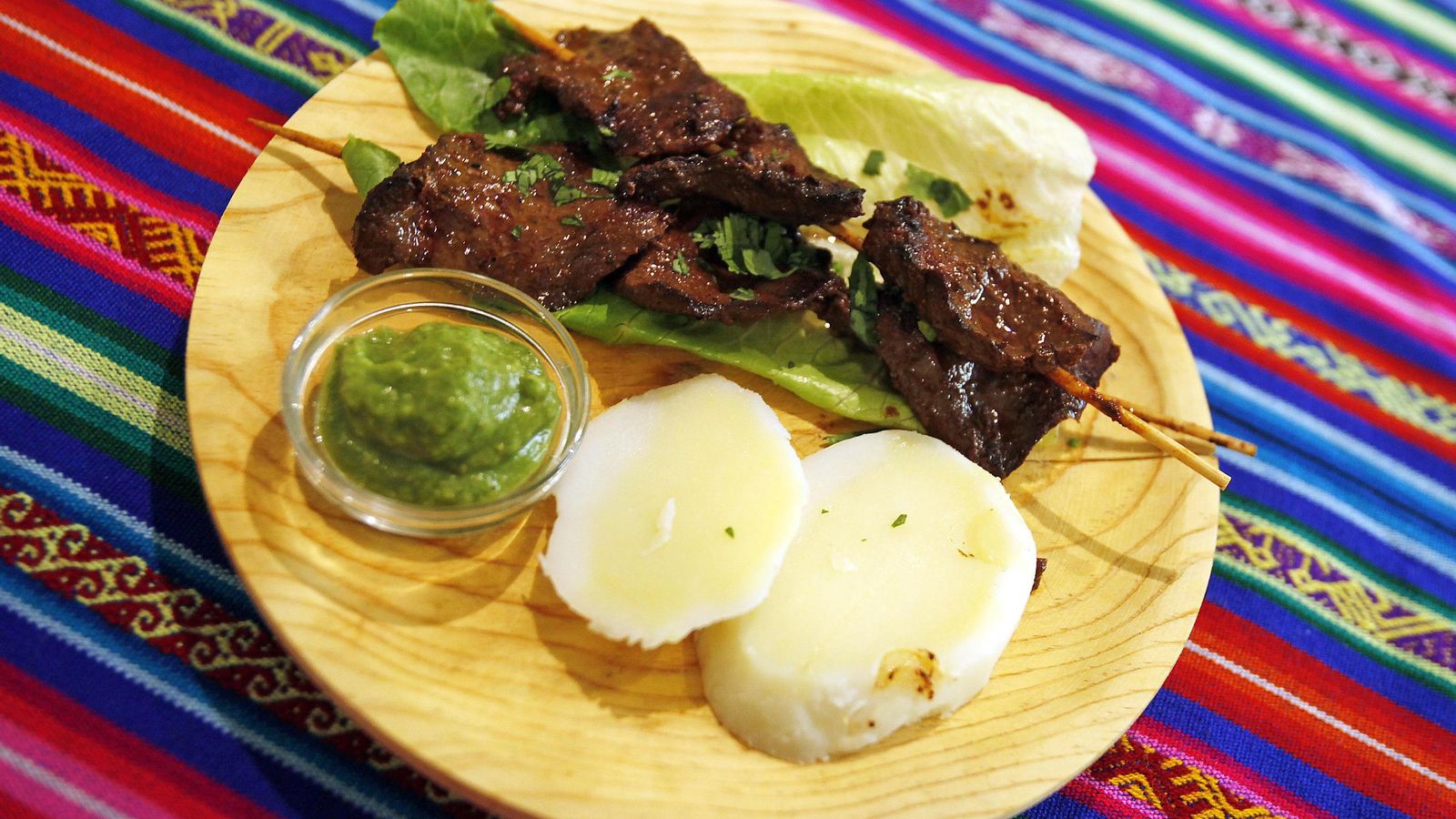 Uno de los platos del restaurante peruano La Salá.