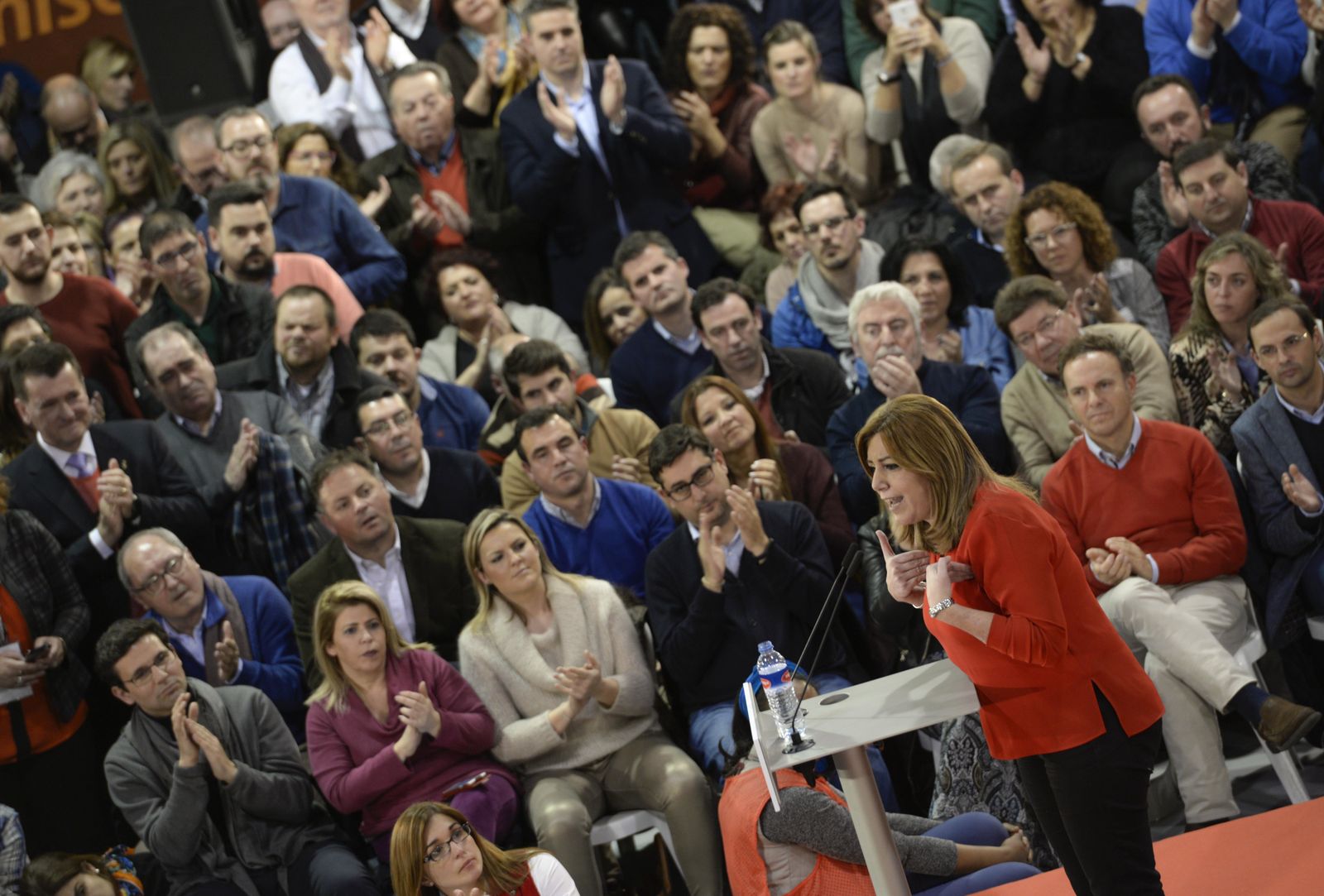 El acto de Susana Díaz con los alcaldes socialistas en Madrid