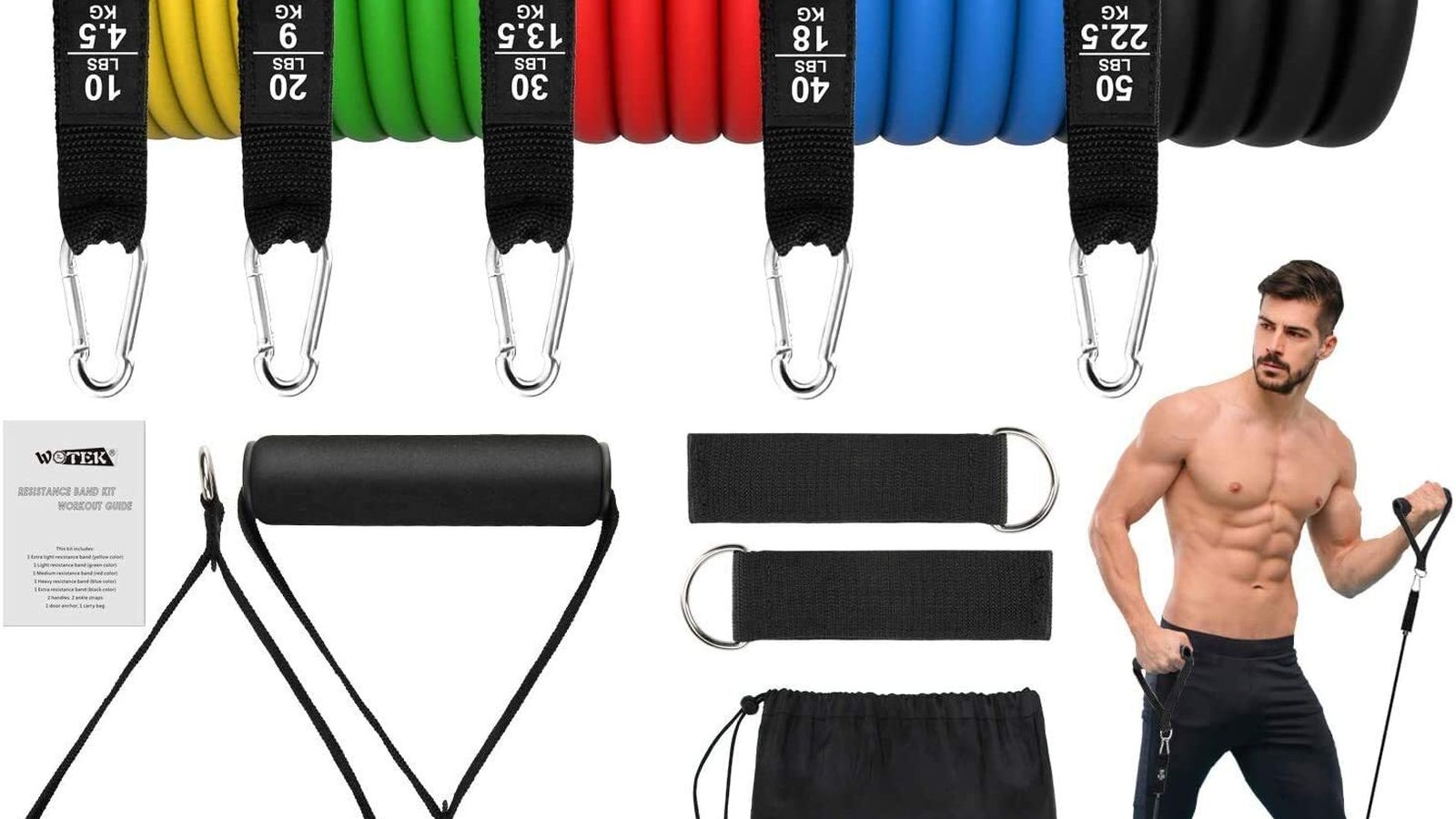 WOTEK Bandas Elasticas Musculacion