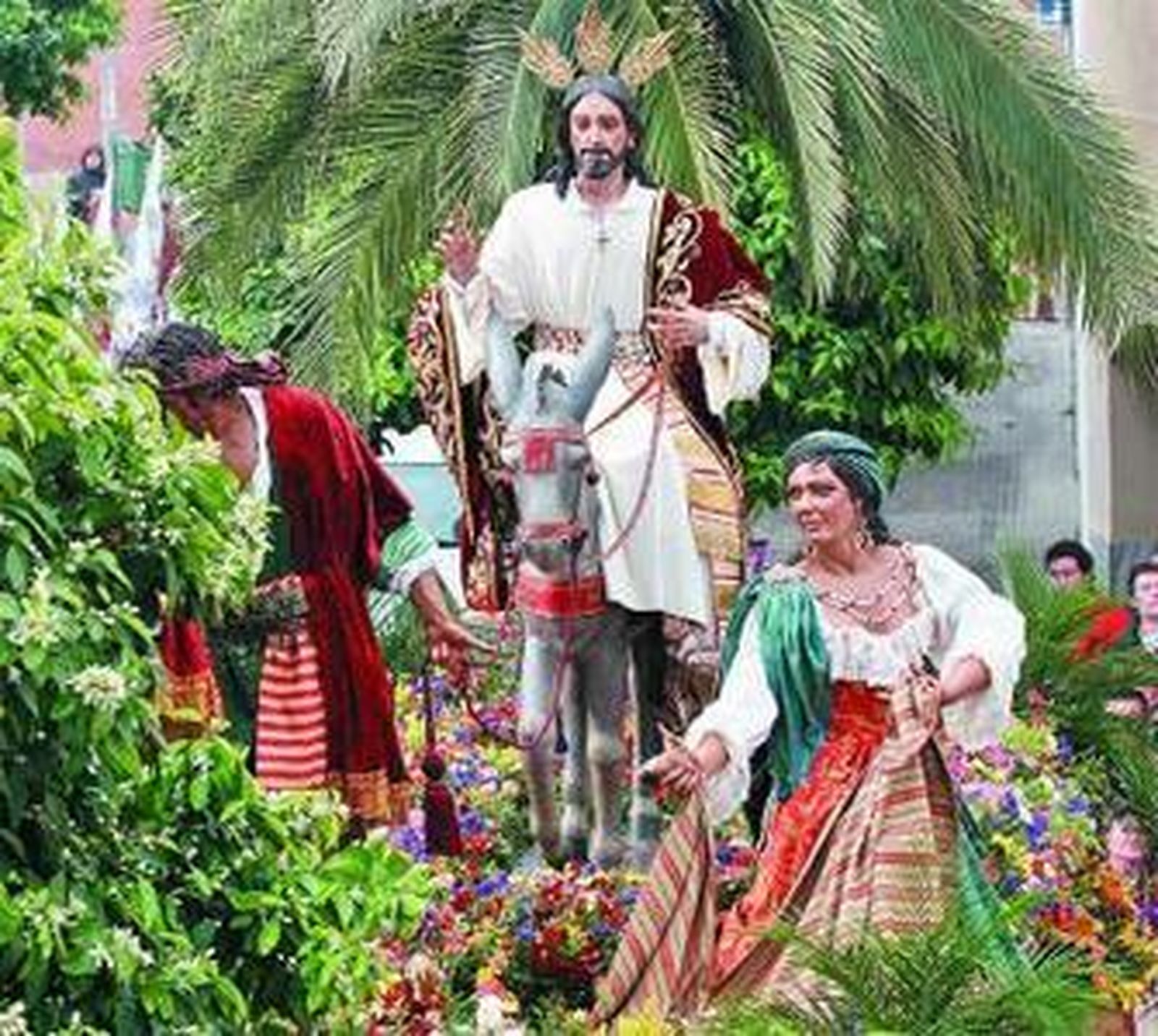 La Borriquita, en la salida procesional del pasado año.