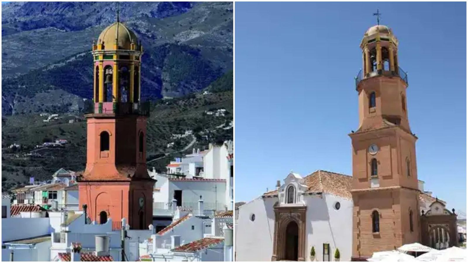 La Iglesia de Ntra. Sra. de la Asunción de Cómpeta.