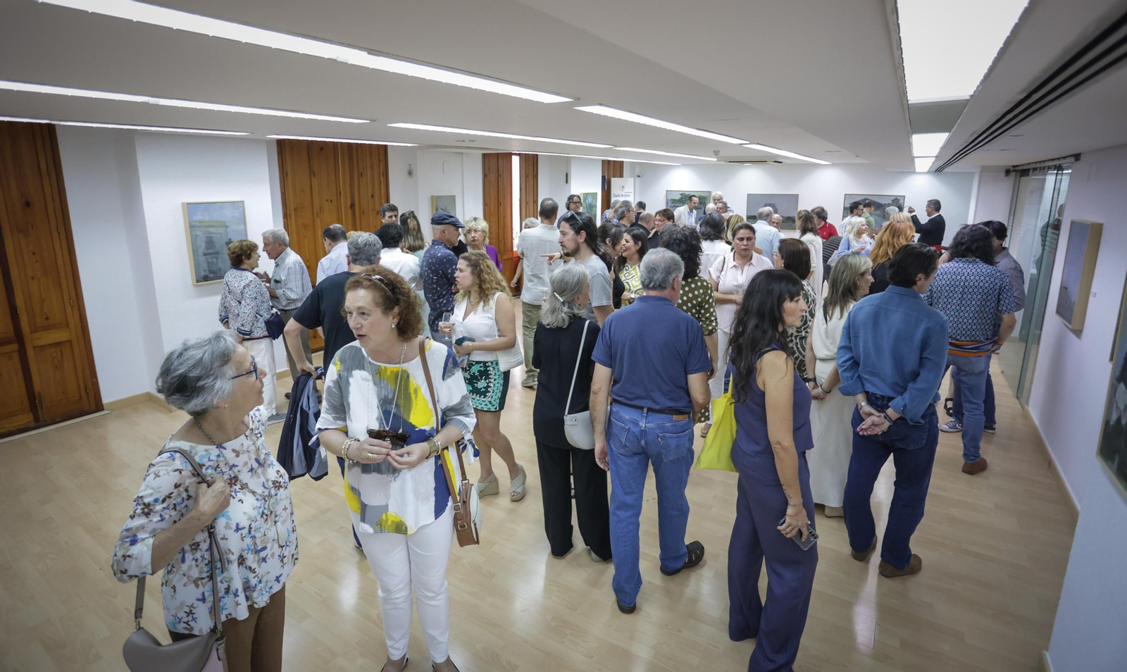 Fotos de la inauguración de la exposición de Jaime Pandelet en la sala ArteAdiario