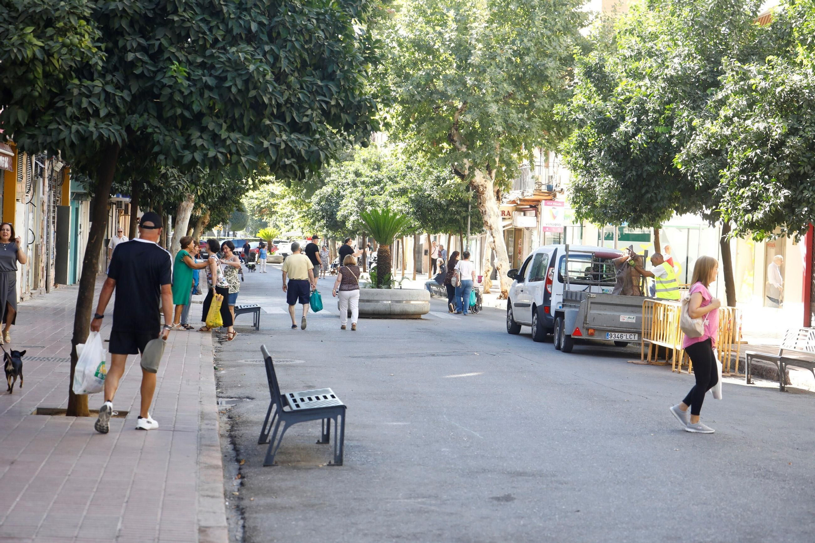 Las imágenes del inicio de las obras de reforma de La Viñuela
