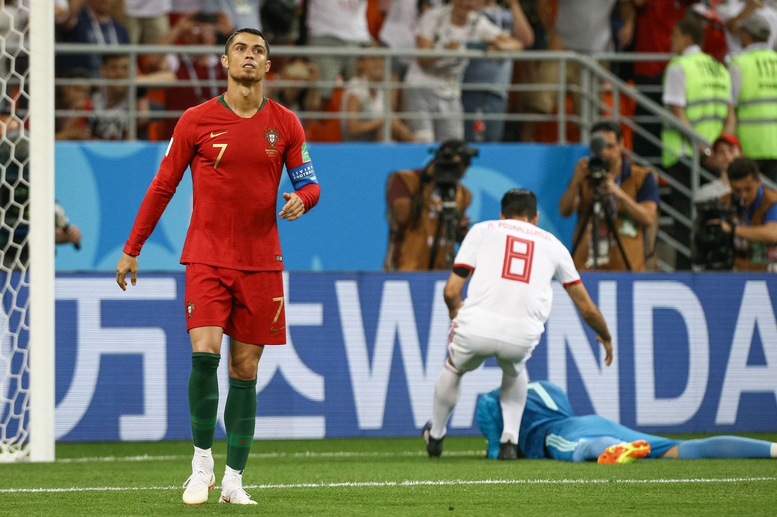 Las imágenes del Irán-Portugal