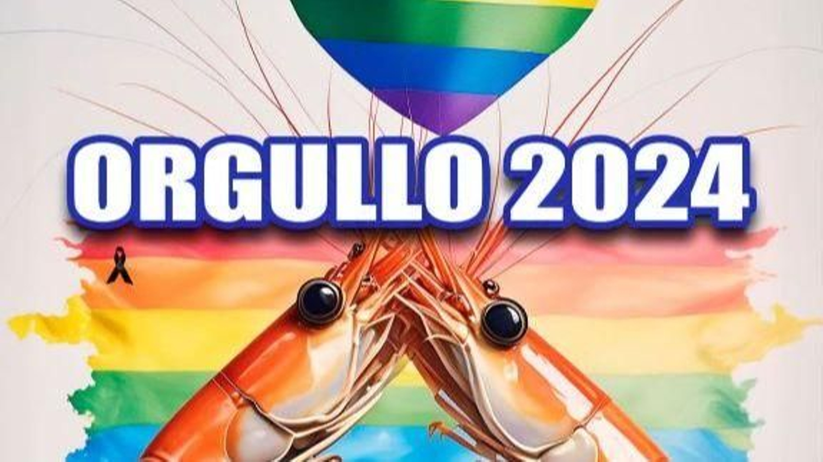 Cartel anunciador de las actividades del Orgullo LGTBI en Huelva.