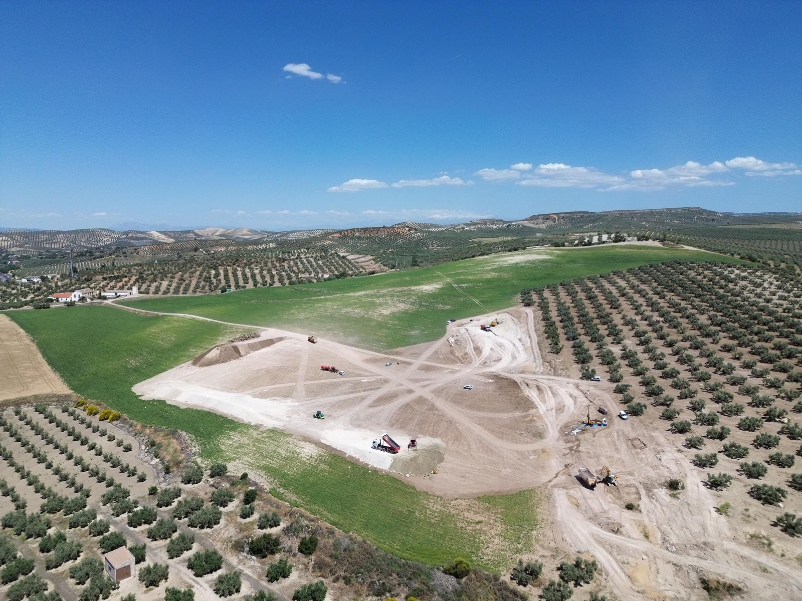 Así van las obras del tramo A-92 de la Variante de Loja, del AVE de Granada