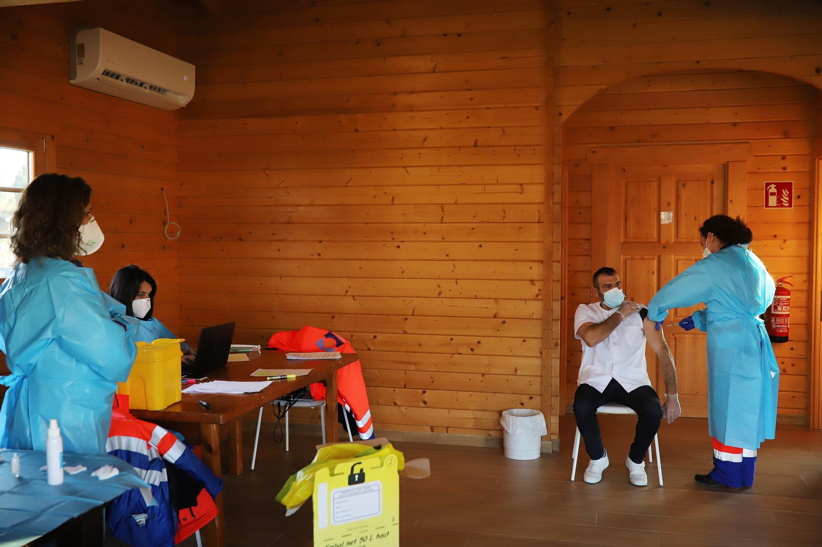 Plan de vacunación contra el coronavirus en las residencias de Afanas Jerez