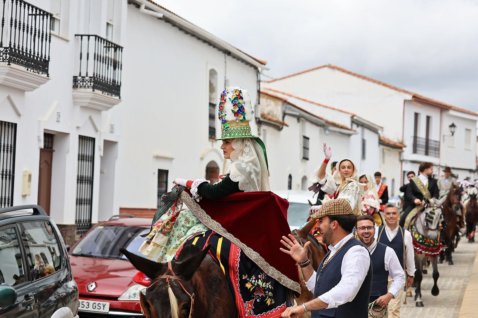 Las imágenes de la romería de San Benito Abad en el Cerro del Andévalo de Huelva