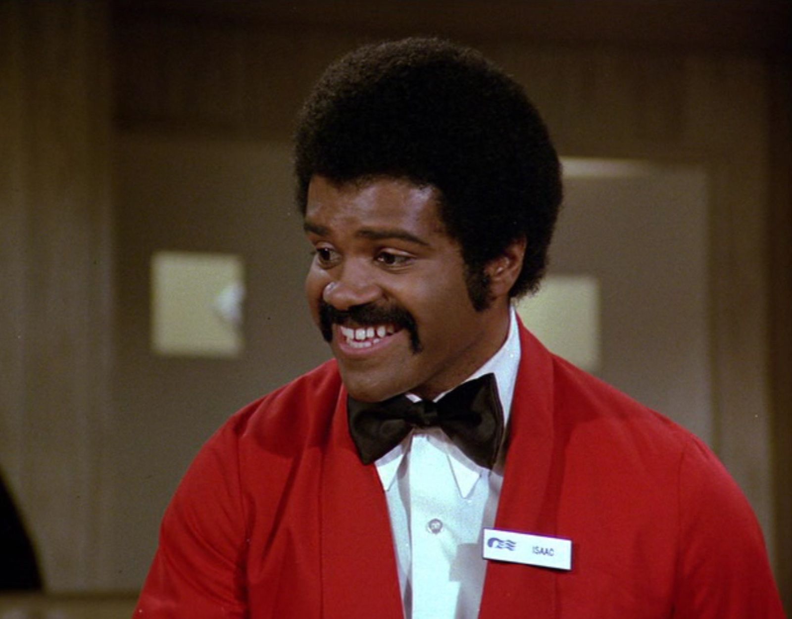 Ted Lange como Isaac en el originario 'Vacaciones en el mar', en 1977