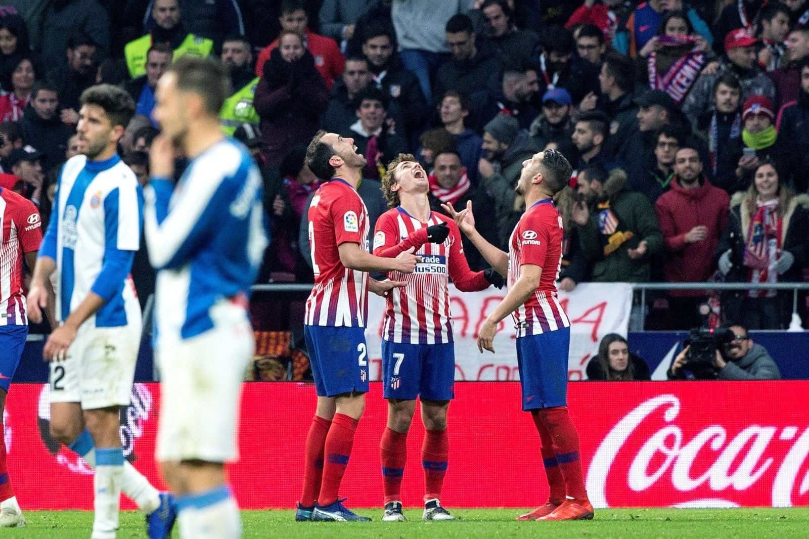 Las imágenes del Atlético-Espanyol