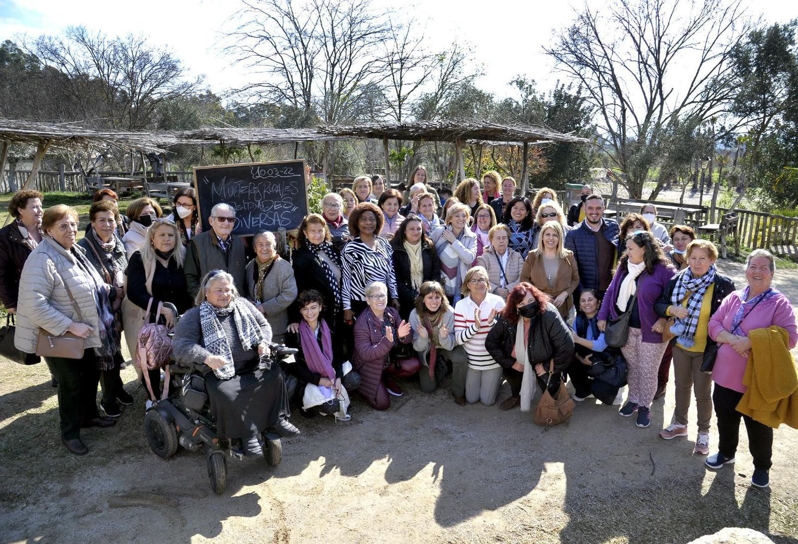 Convivencia con asociaciones de mujeres de la zona rural y urbana por el 8M.