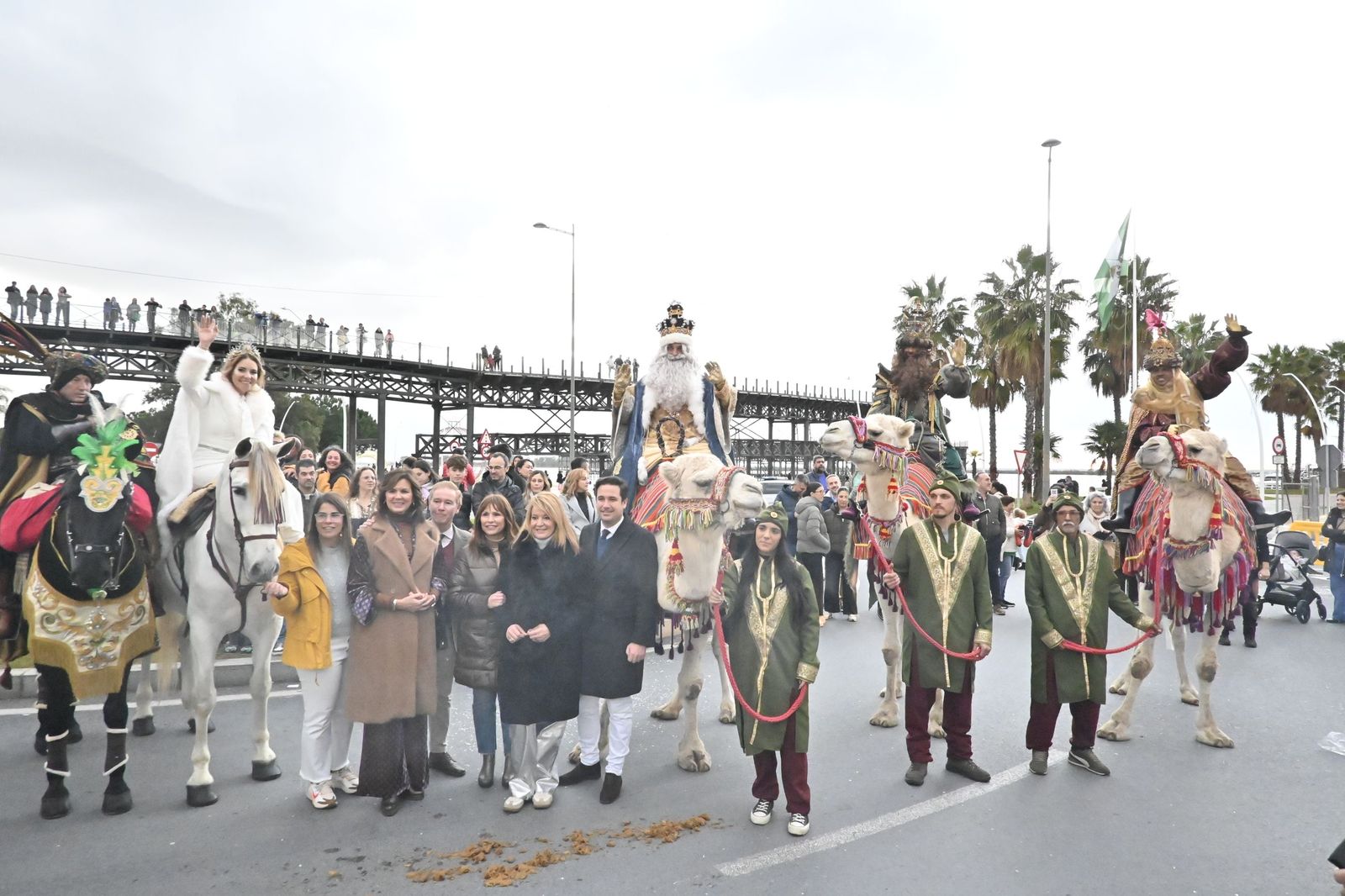 Las mejores fotografías de la llegada de los Reyes Magos a Huelva