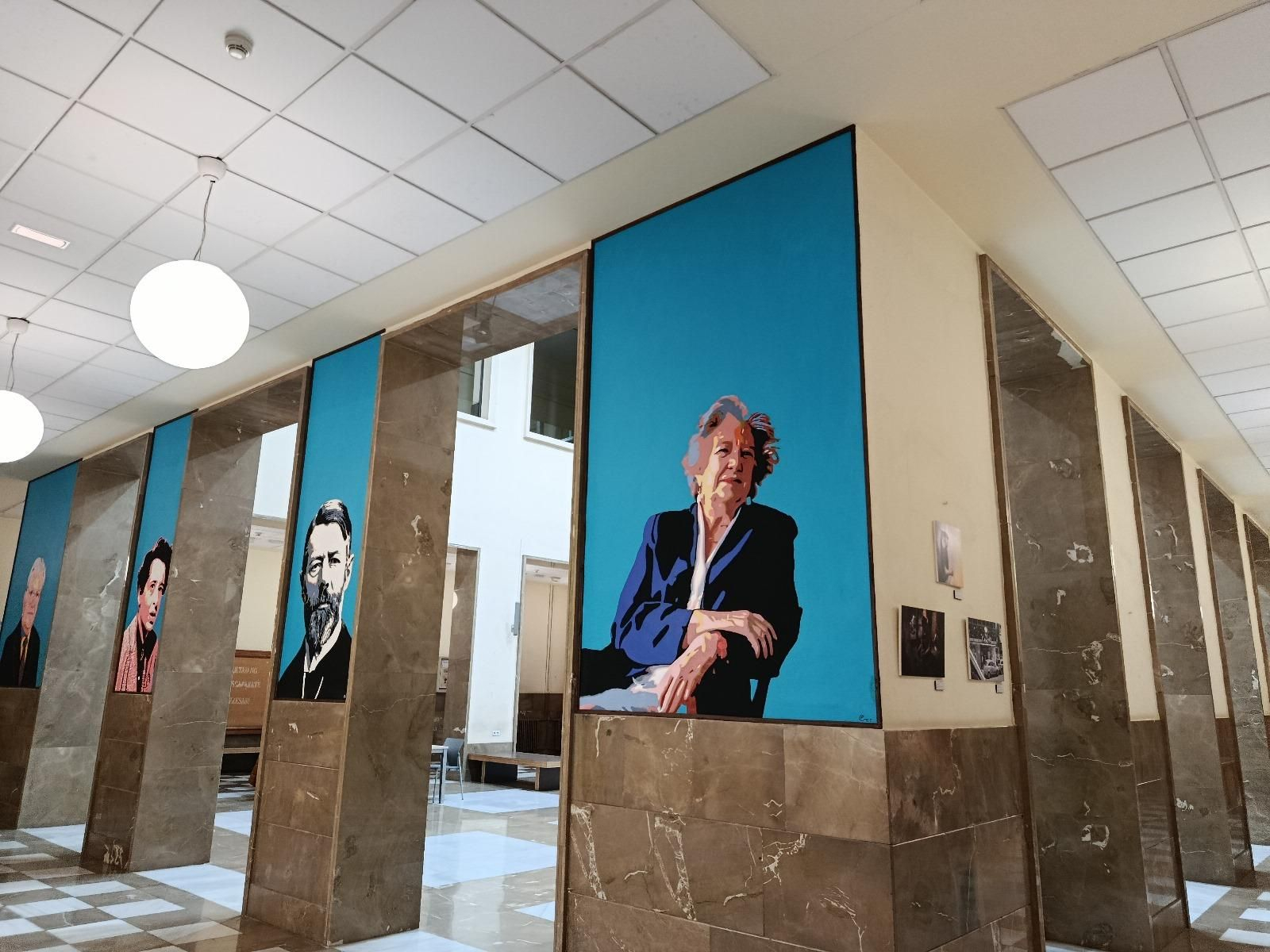 Murales en Ciencias Políticas y Sociología.