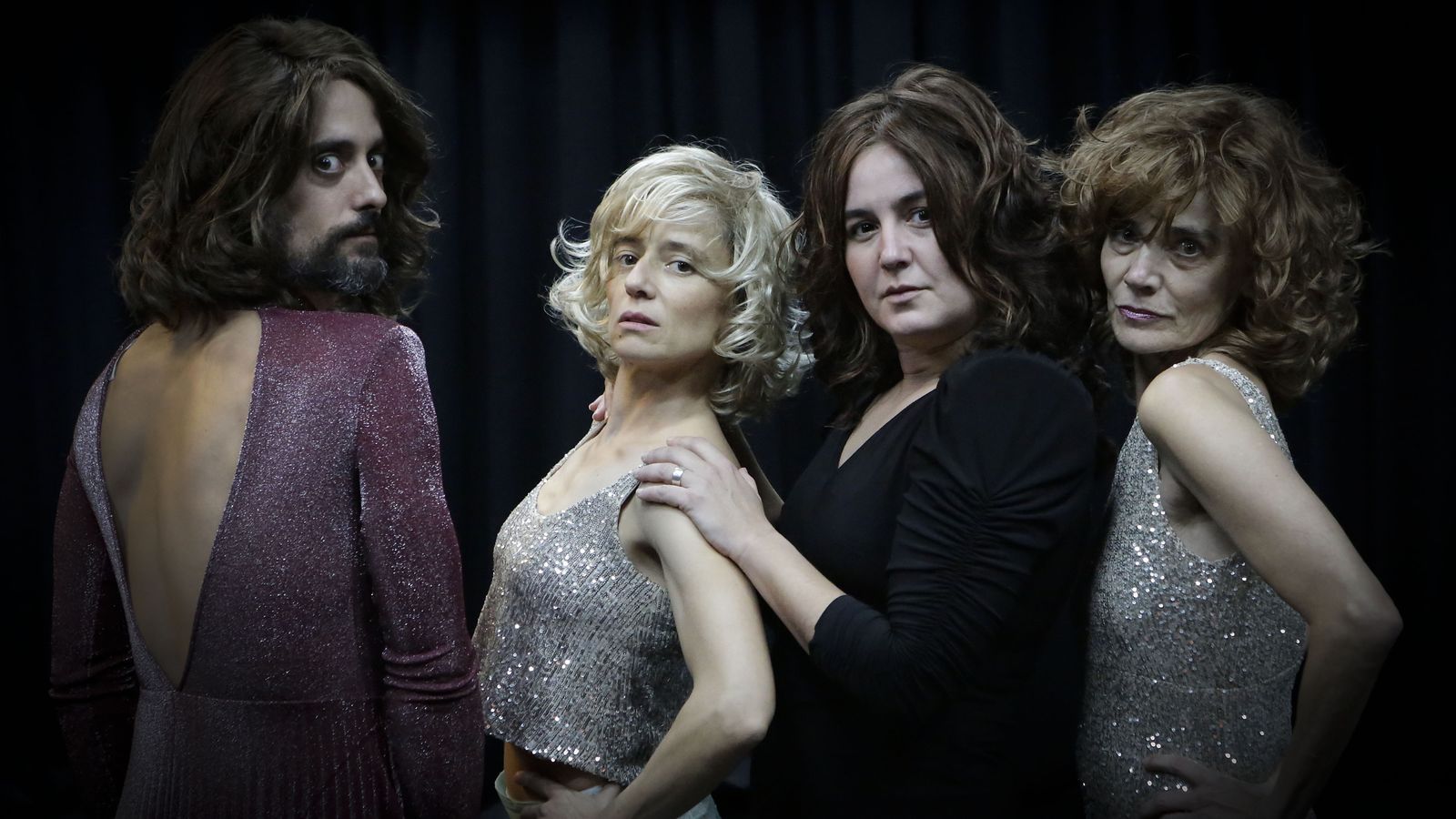 Los intérpretes, en otra imagen.