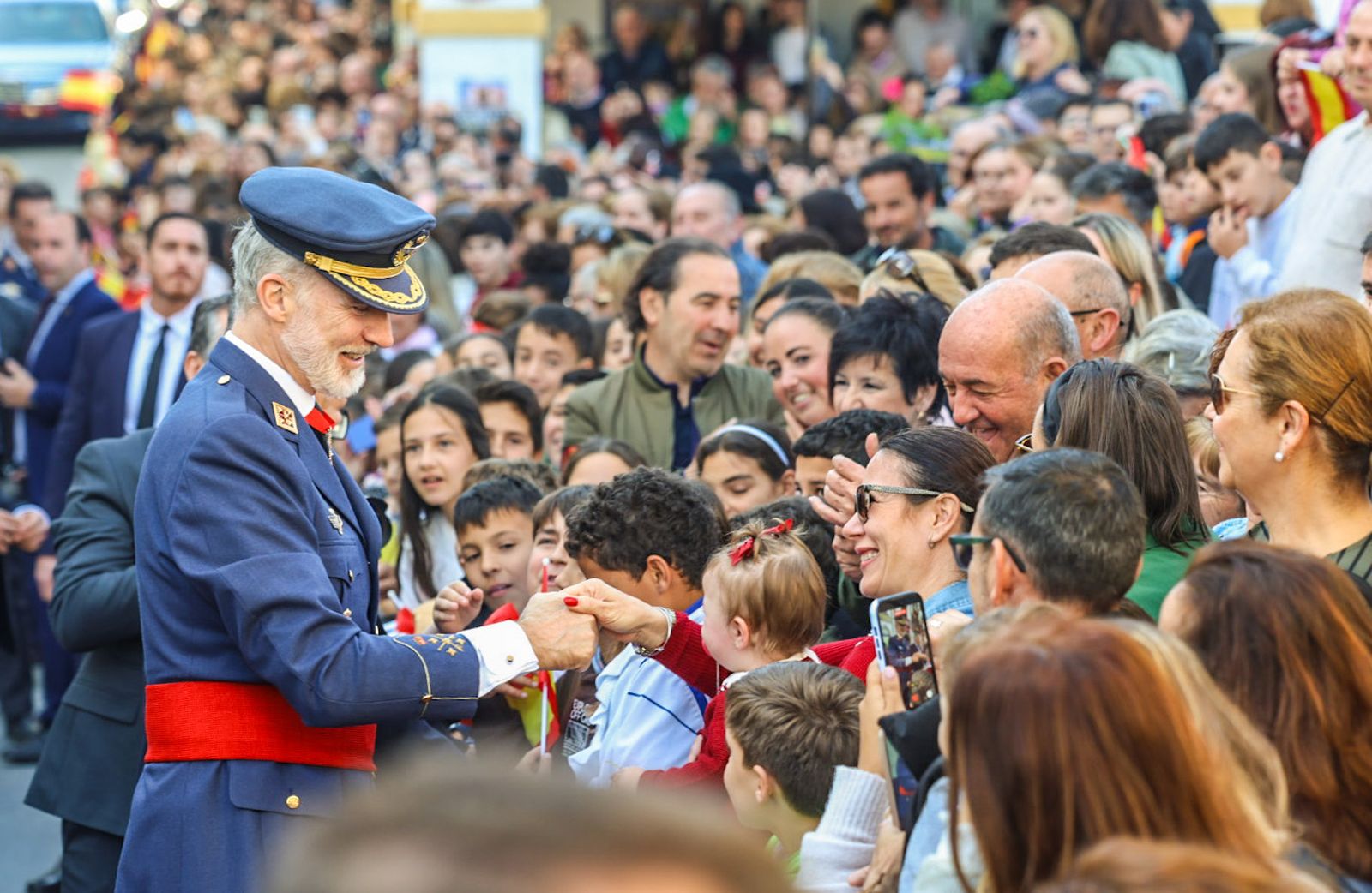 La llegada de S.M. el Rey Felipe VI a Palos de la Frontera, en fotografías