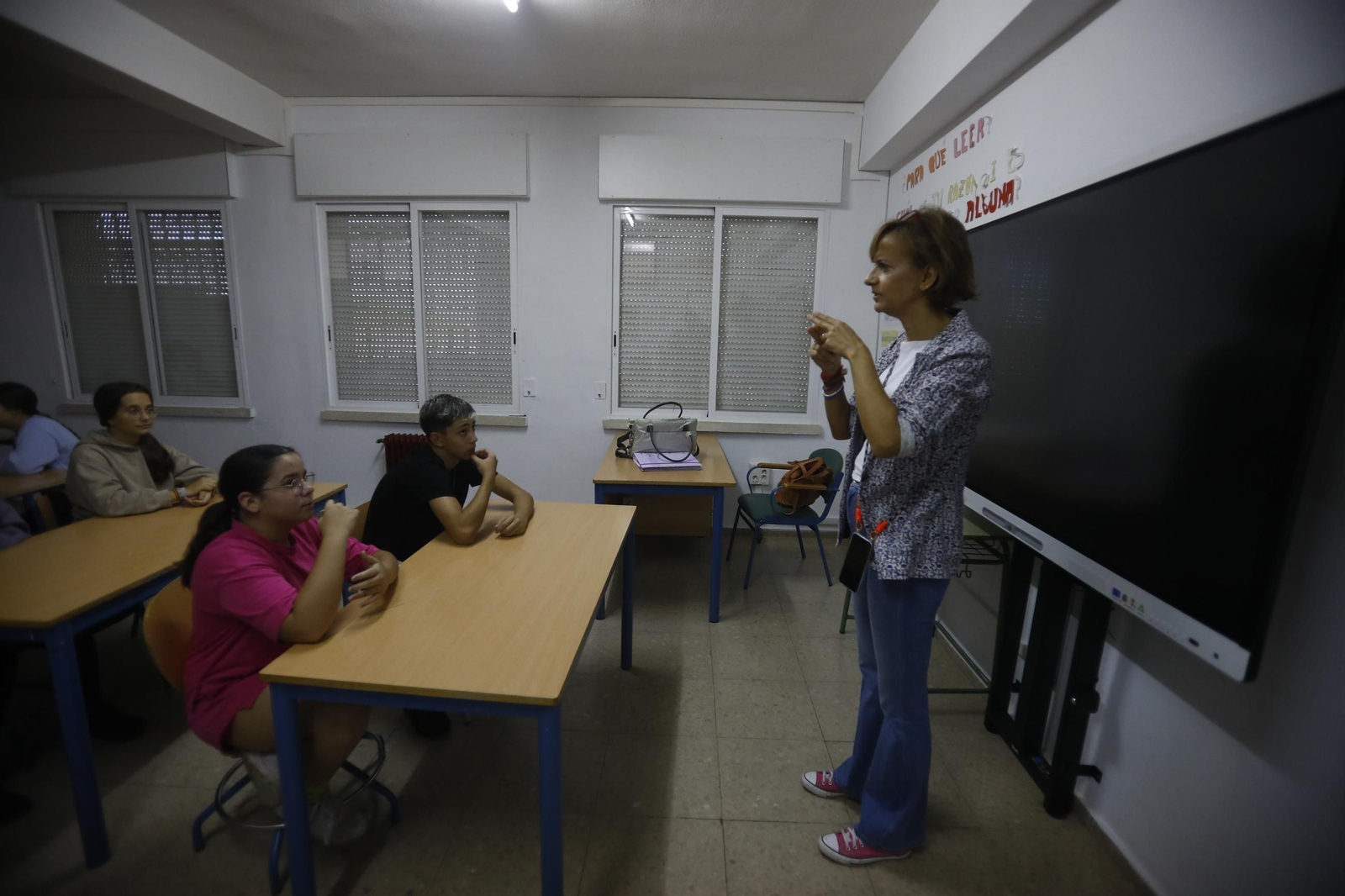 La lengua de signos se imparte como optativa en la estapa de Secundaria en el Instituto Averroes, en imágenes