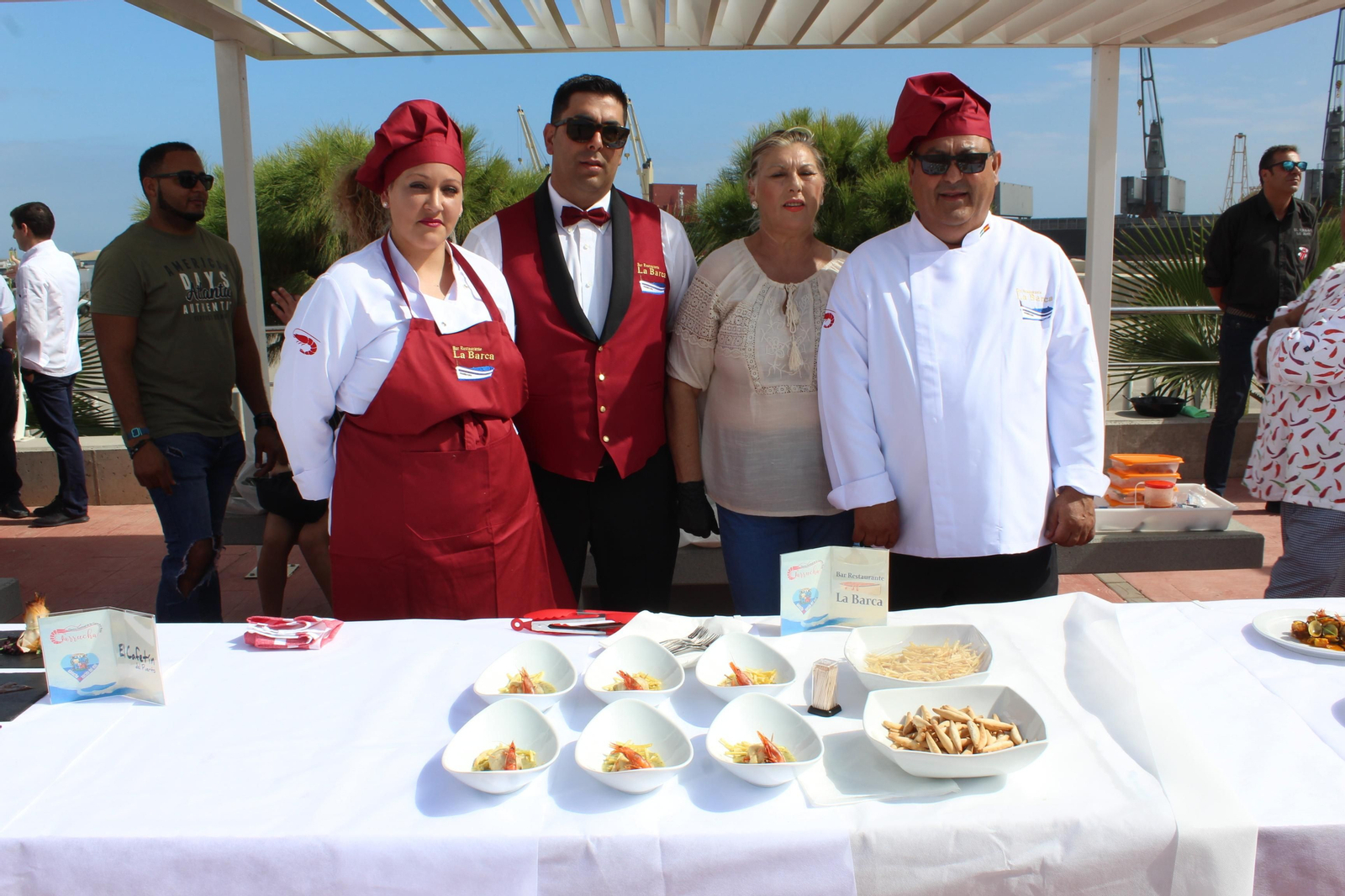 Imágenes de la presentación de la Feria de la Gamba Roja de Garrucha
