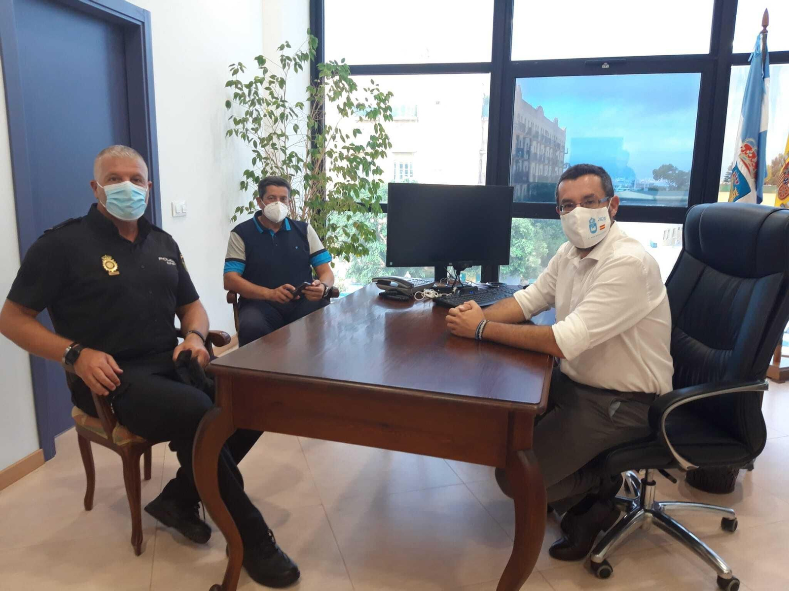 Encuentro entre Juan Franco y Antonio Delgado