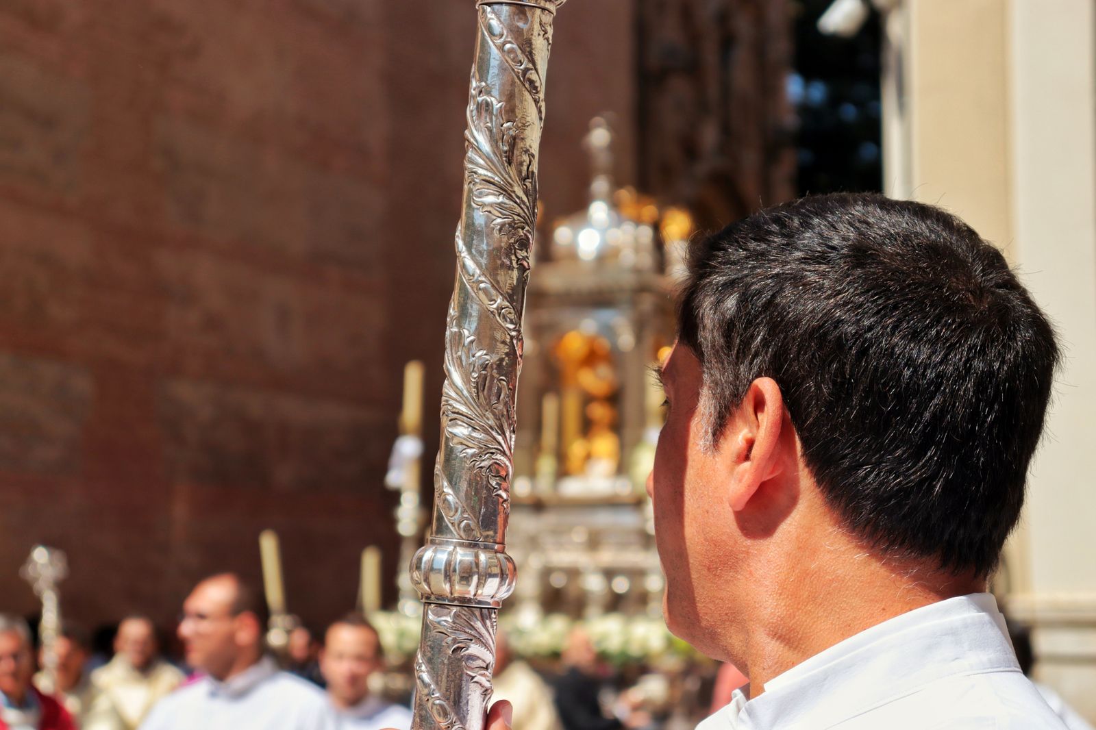 La imágenes de la procesión del Corpus Christi este domingo en Málaga