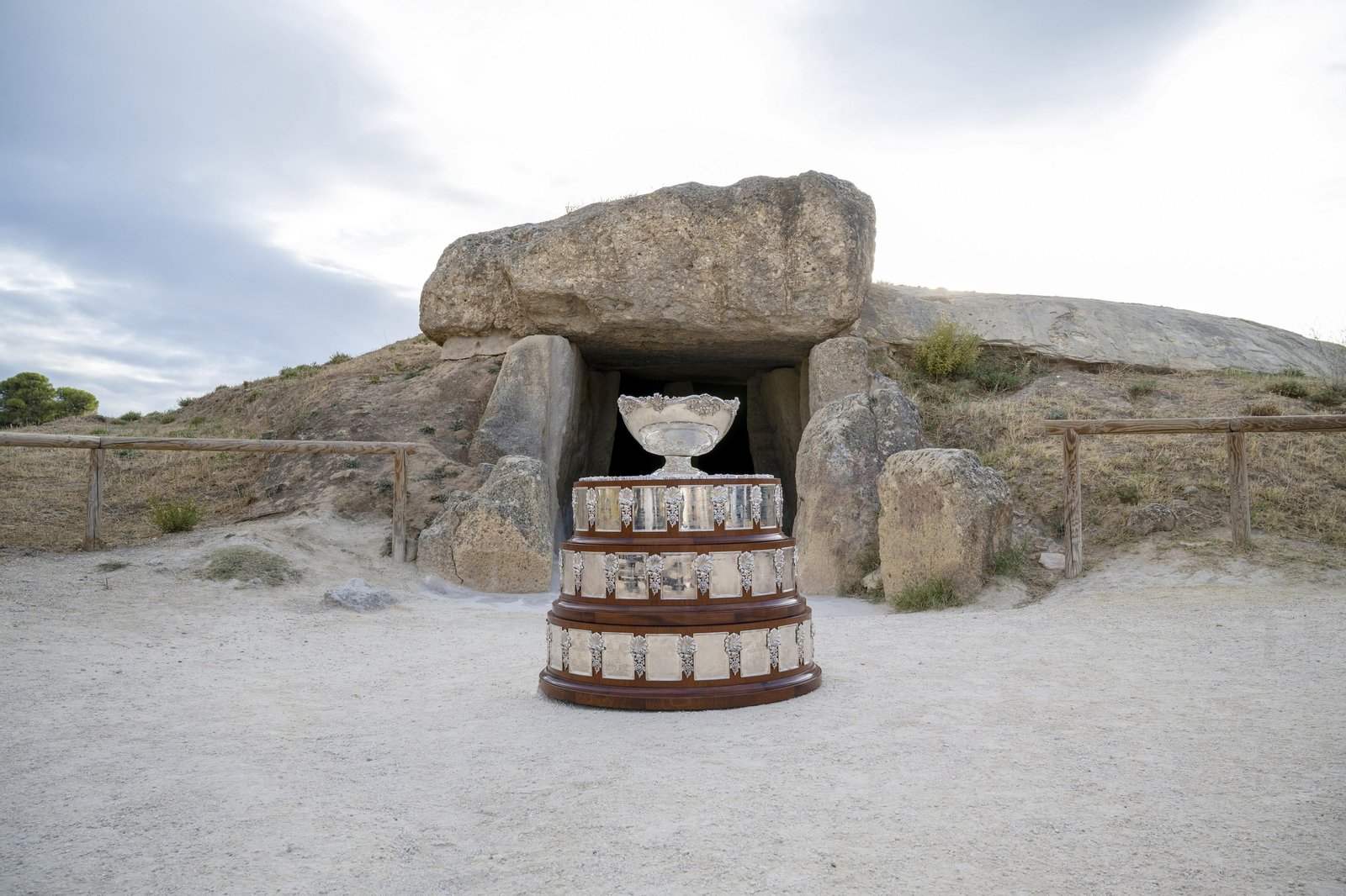 La ensaladera de la Copa Davis, en Los Dólmenes.