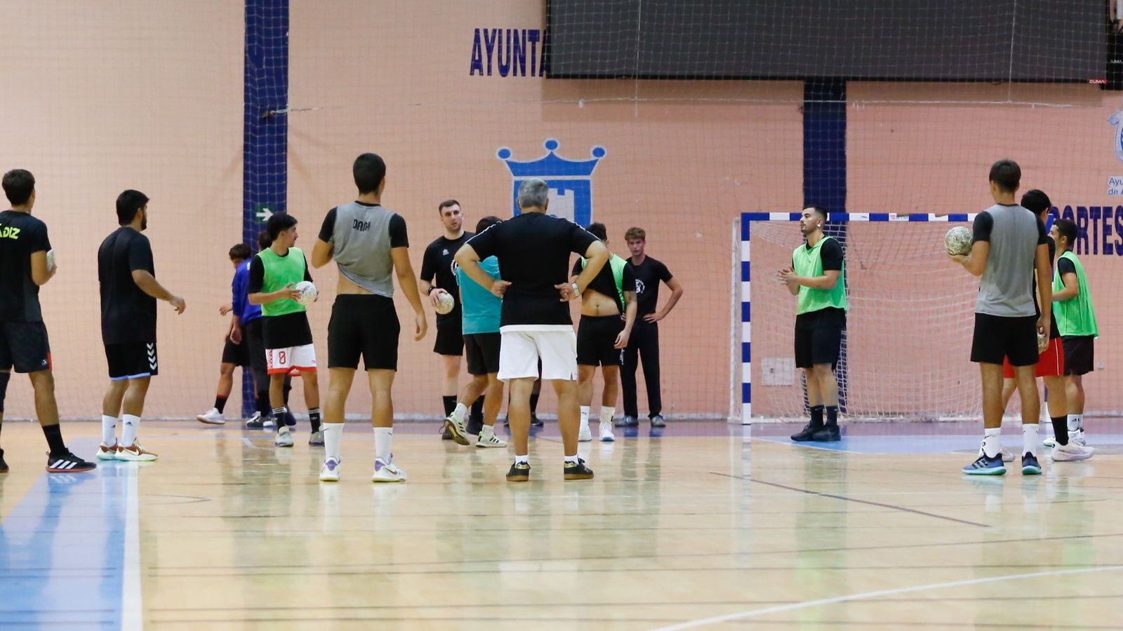 Un entrenamiento del BM Ciudad de Algeciras