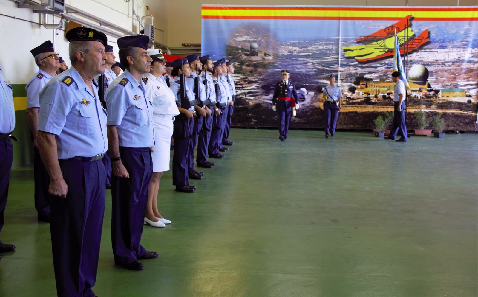 La toma de posesión del nuevo jefe del EVA-9 de Motril