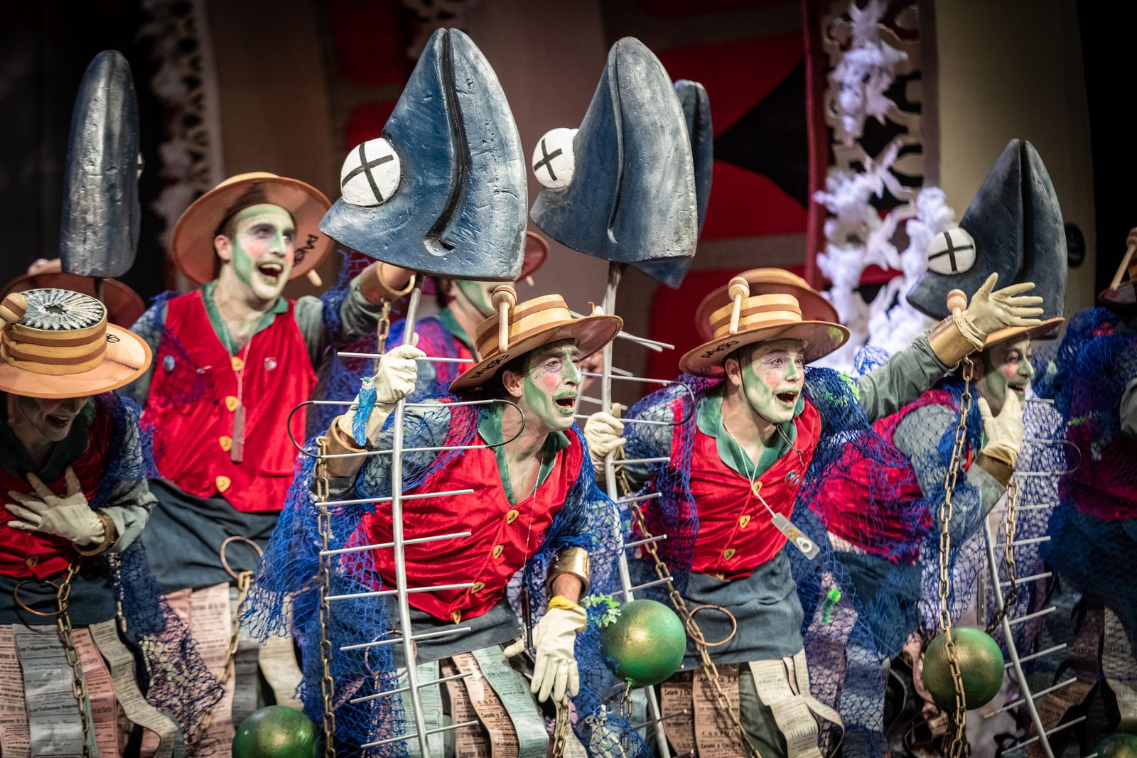 Chirigota 'Los fantasmibiris mamarrachibiris del templo de lass coplibiris'