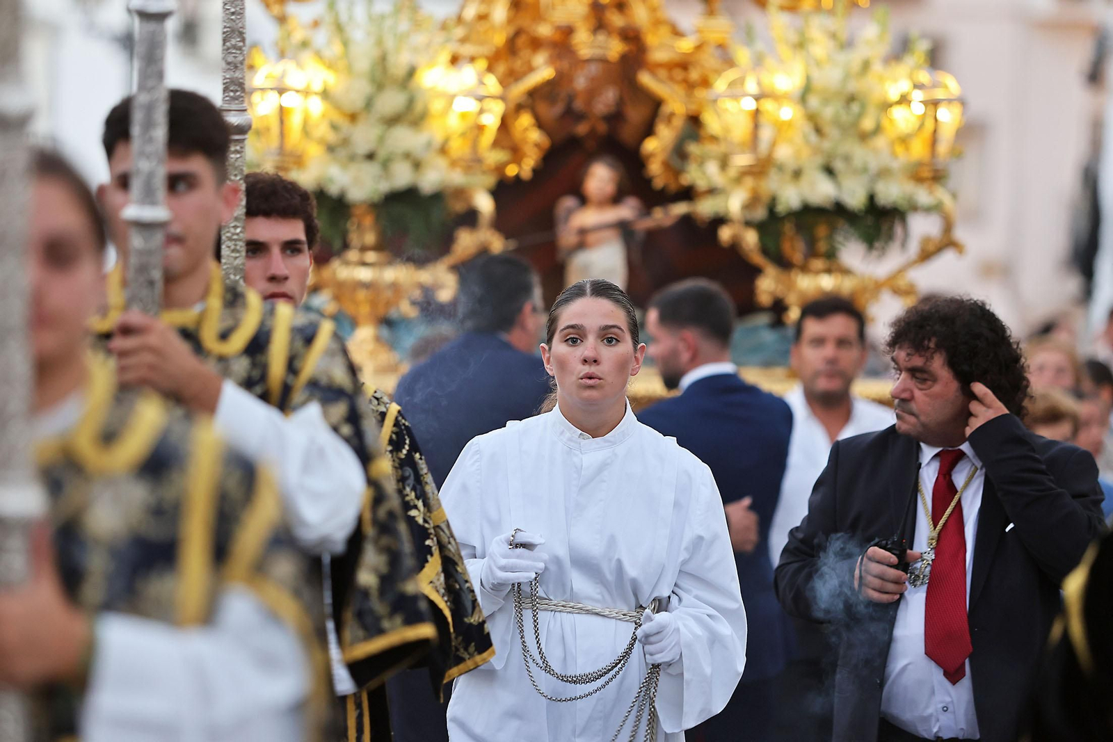 Imágenes de la procesión de Nuestra Señora de los Milagros en Palos de la Frontera Imágenes de la procesión de Nuestra Señora de los Milagros en Palos de la Frontera