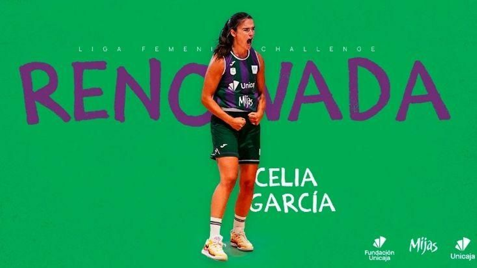 Anuncia de renovación de Celia García