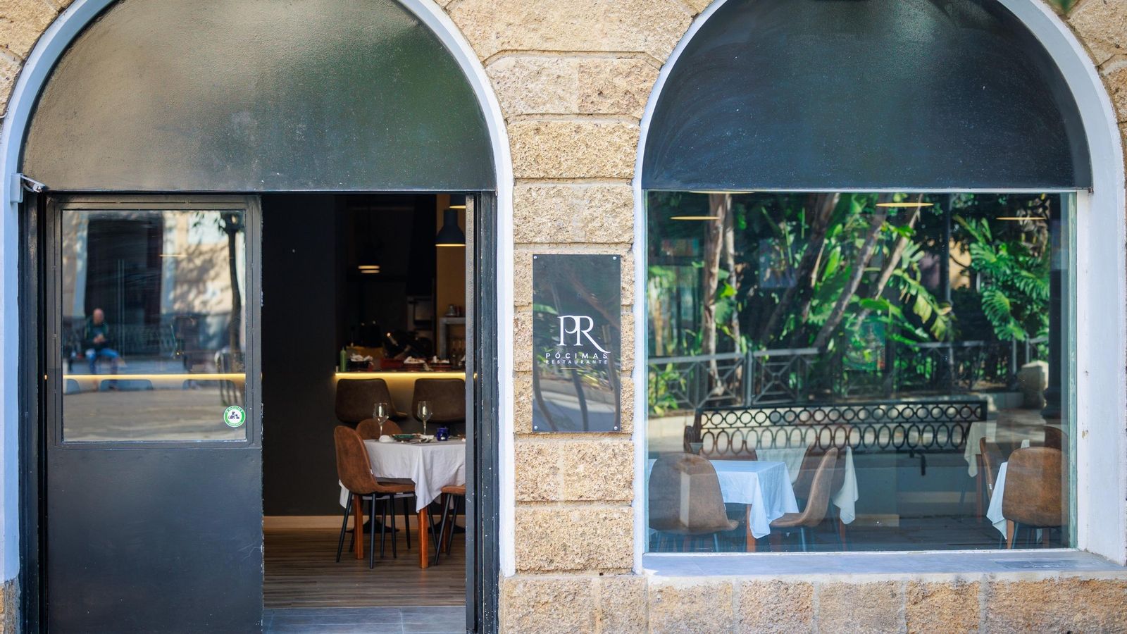 Exterior del restaurante.
