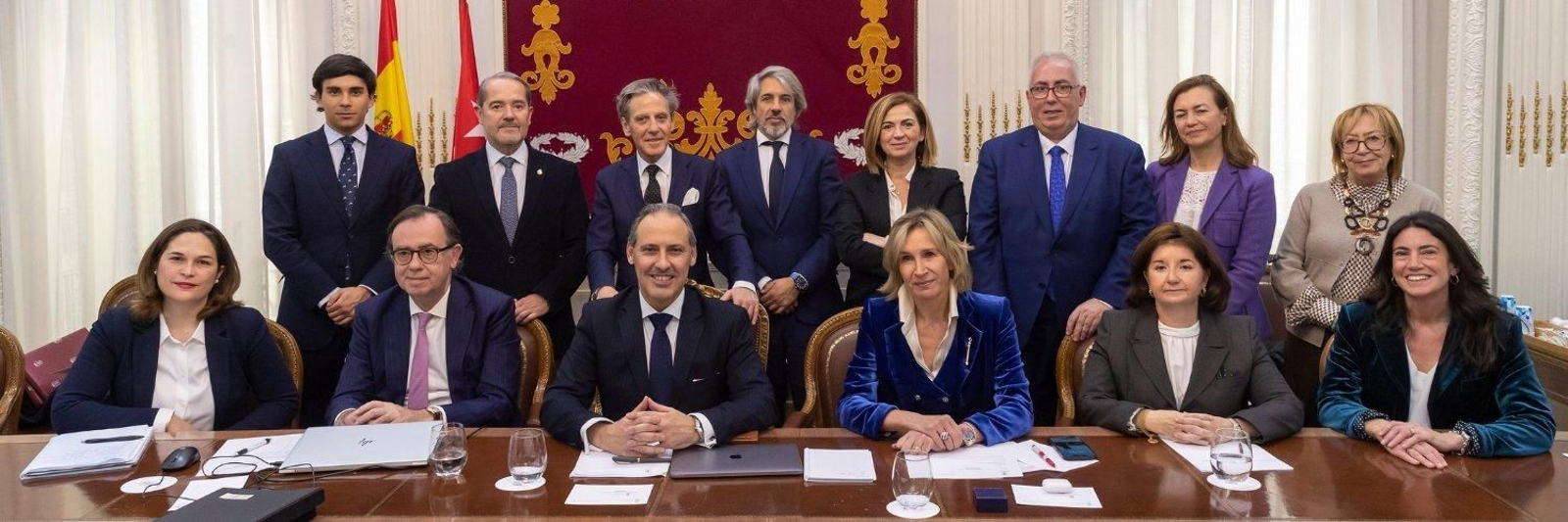 La directiva del Colegio de Abogados de Madrid.