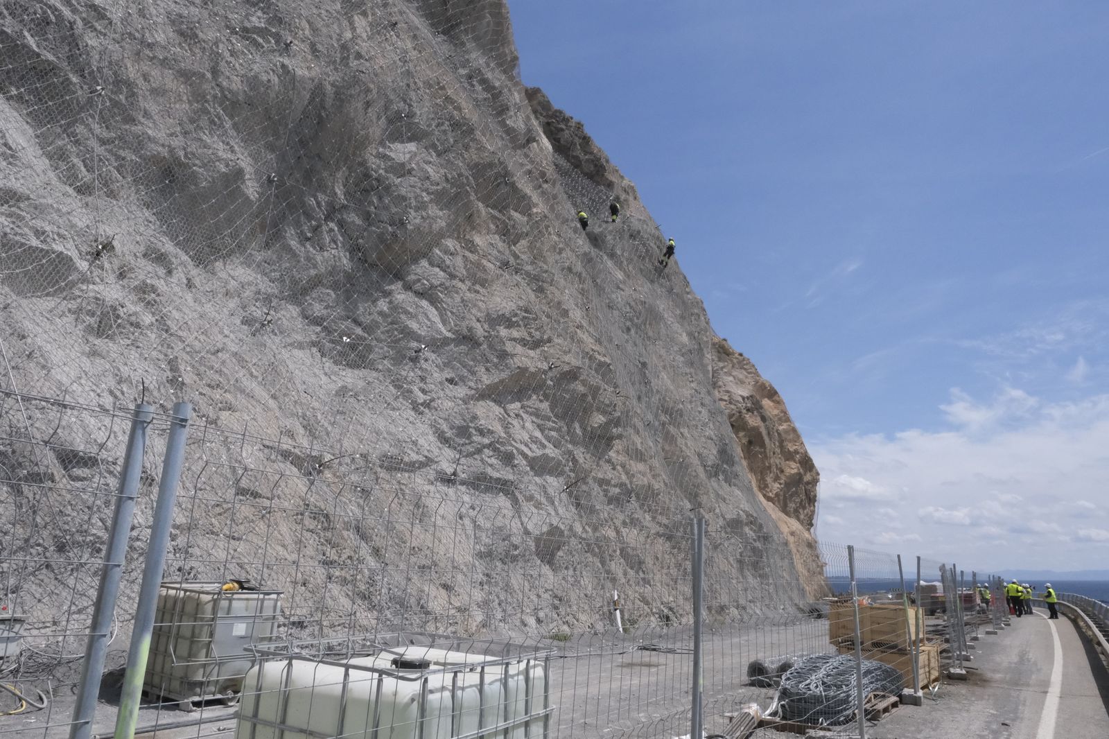 Fotogalería visita obras carretera El Cañarete-Almería-Aguadulce