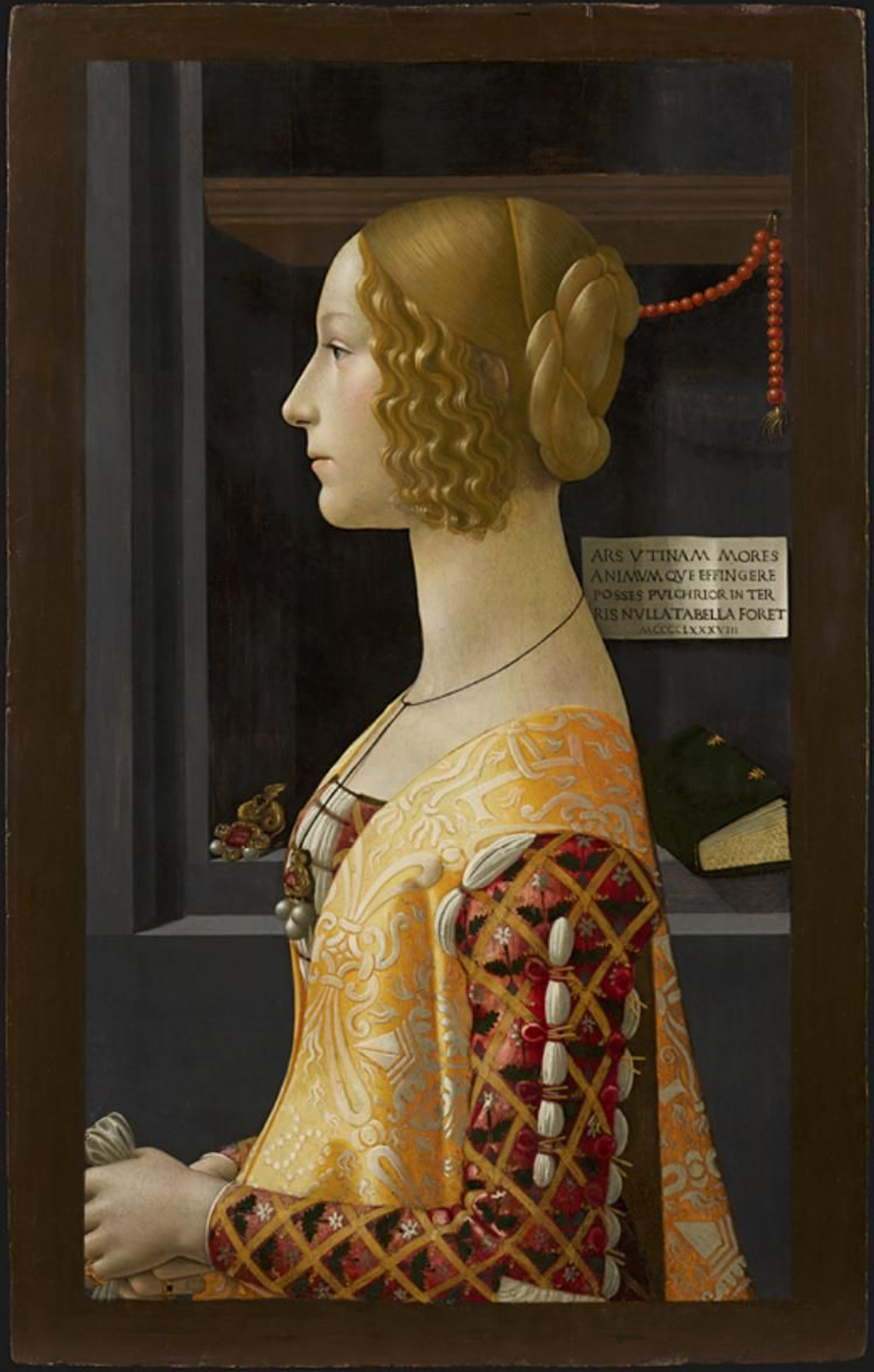 Retrato de Giovanna Tornabuoni degli Albizzi.