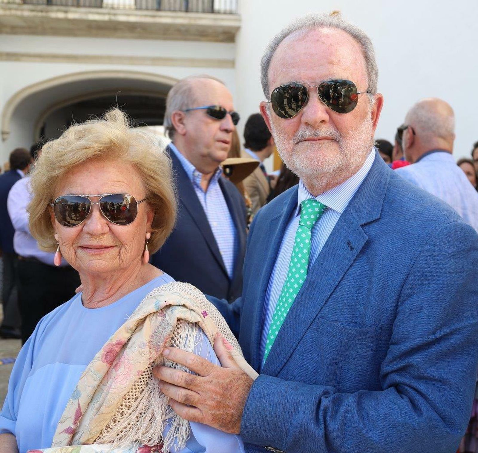 Joaquín Reyes y Ana Iglesias, de Joyería Reyes, tíos de Pablo Aguado