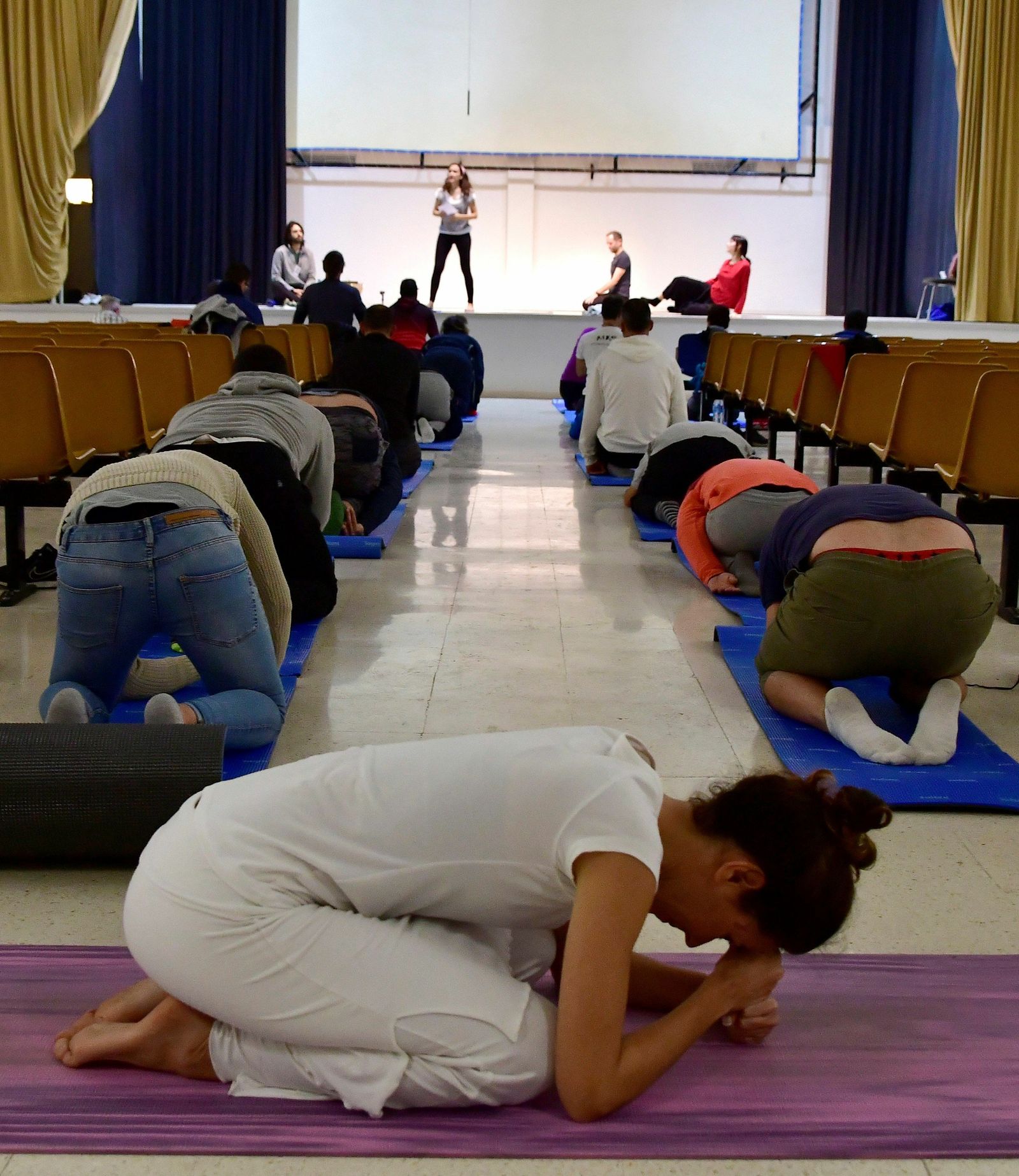 Parte de los participantes en la clase magistral.