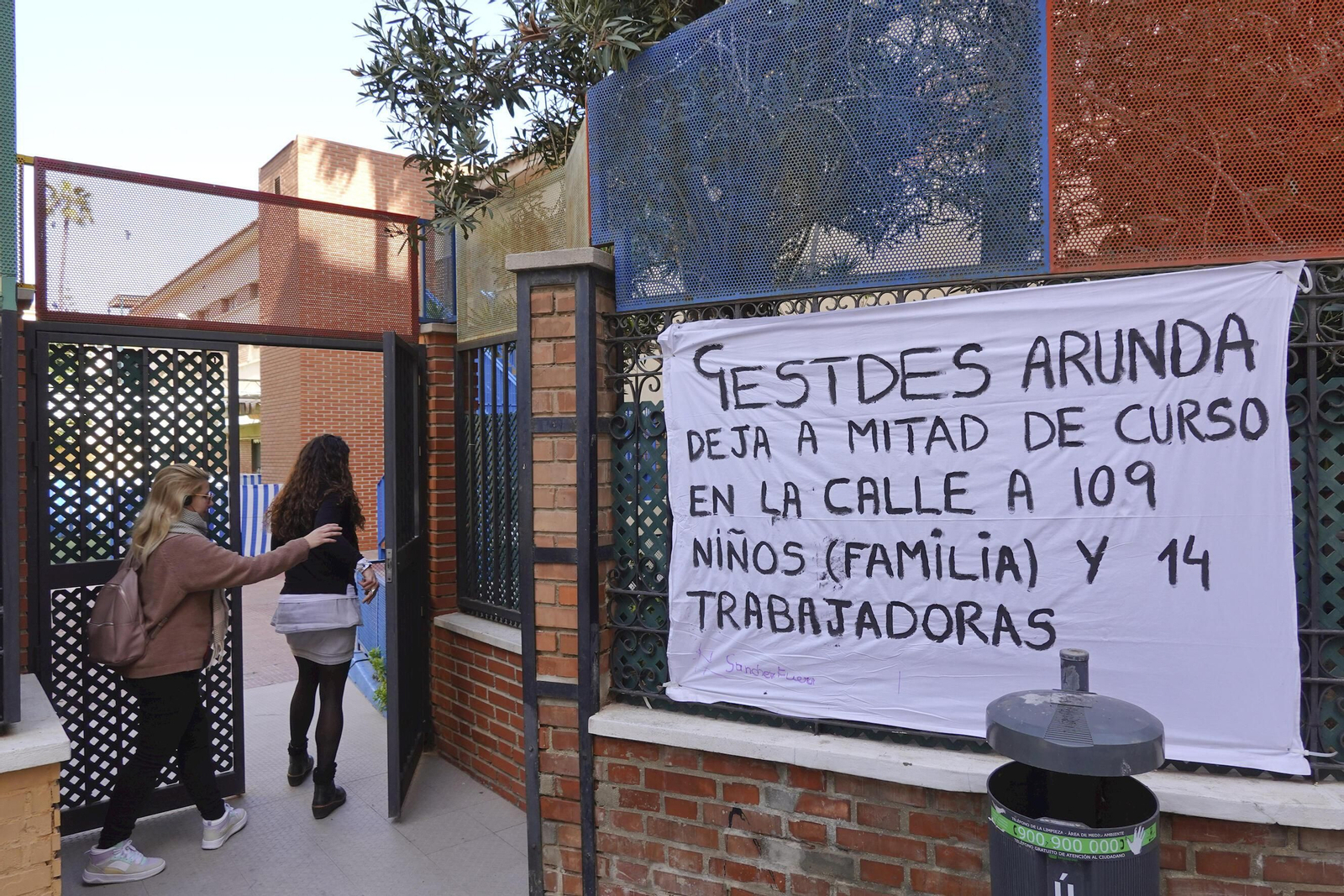 Entrada a la guardería.