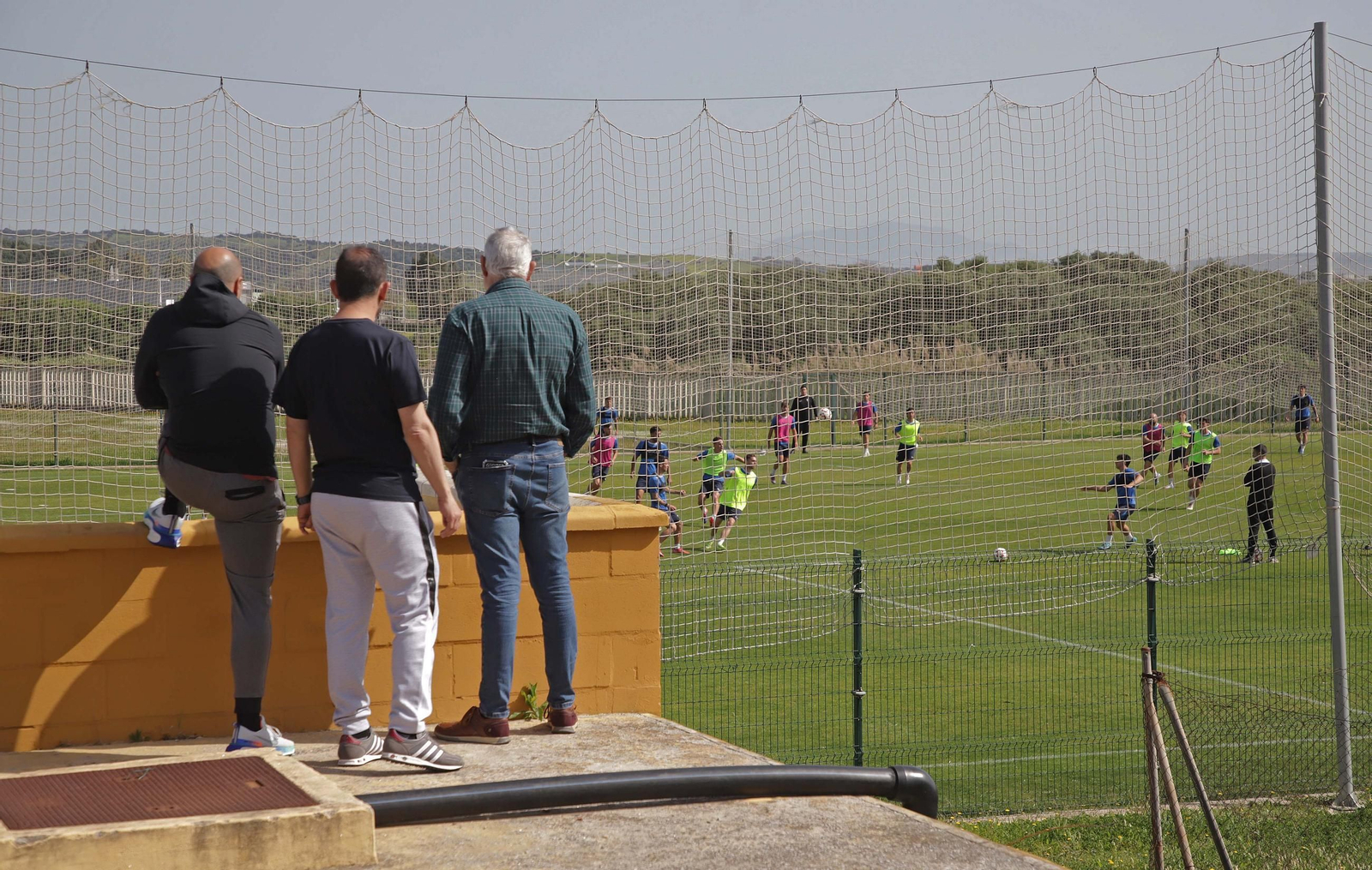 Las fotos del primer entrenamiento del Algeciras para el partido contra el Alcorcón