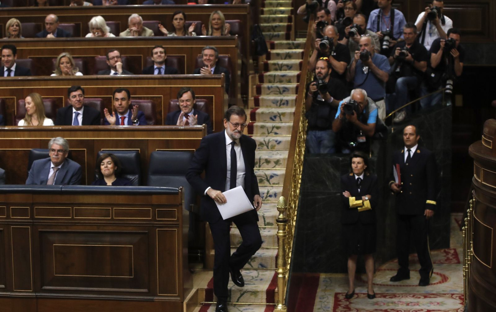 Las imágenes de la moción de censura de Unidos Podemos a Rajoy