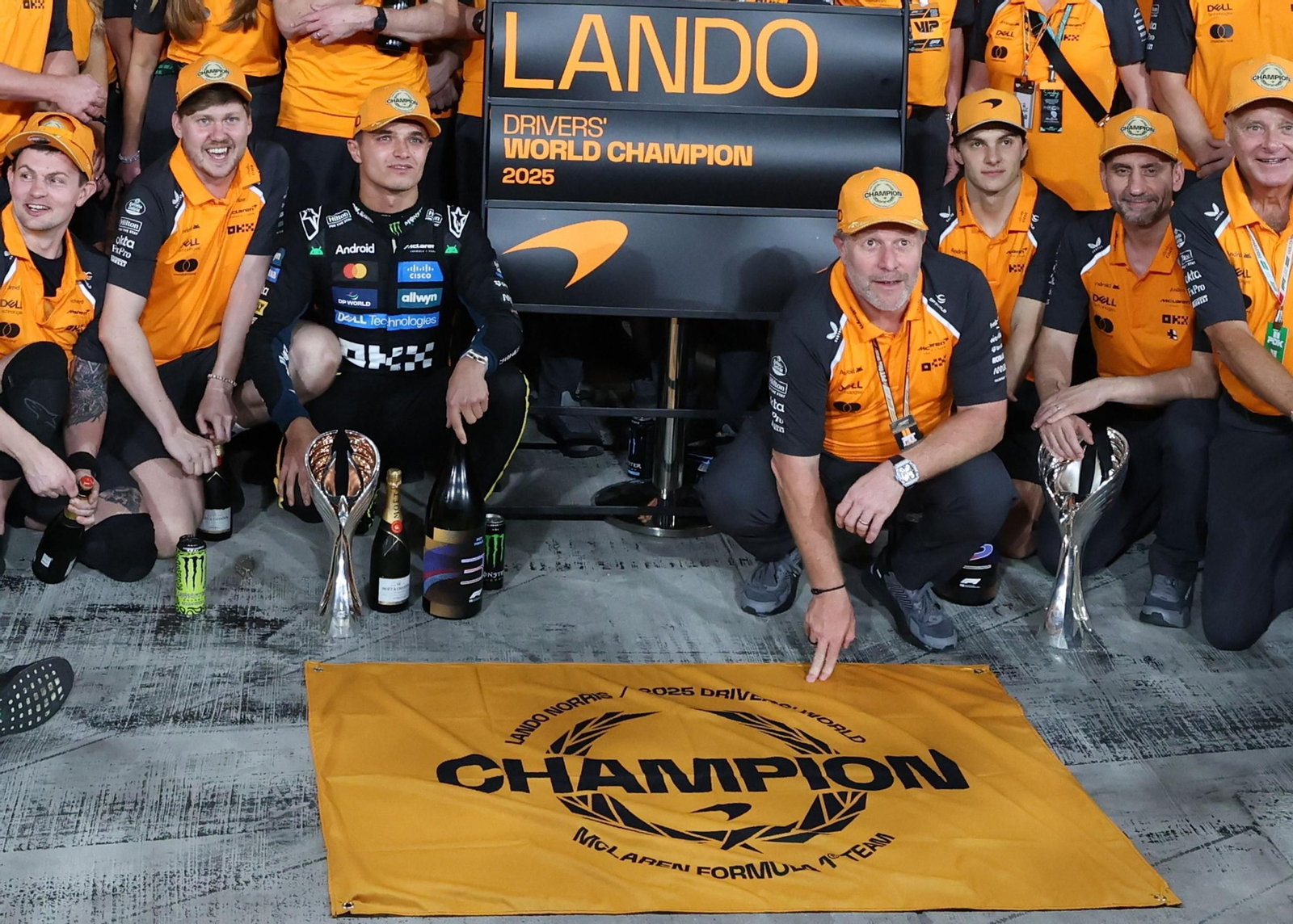 Las fotos del título mundial de Lando Norris en la Fórmula 1