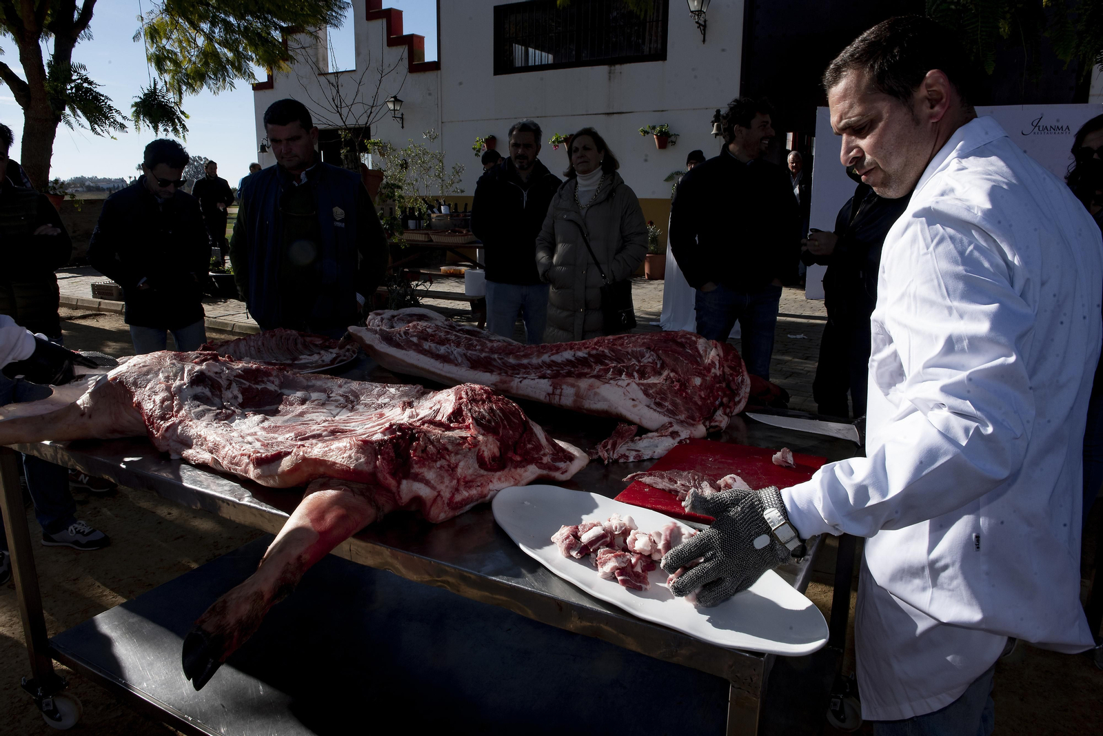 Un día de matanza en una finca sevillana