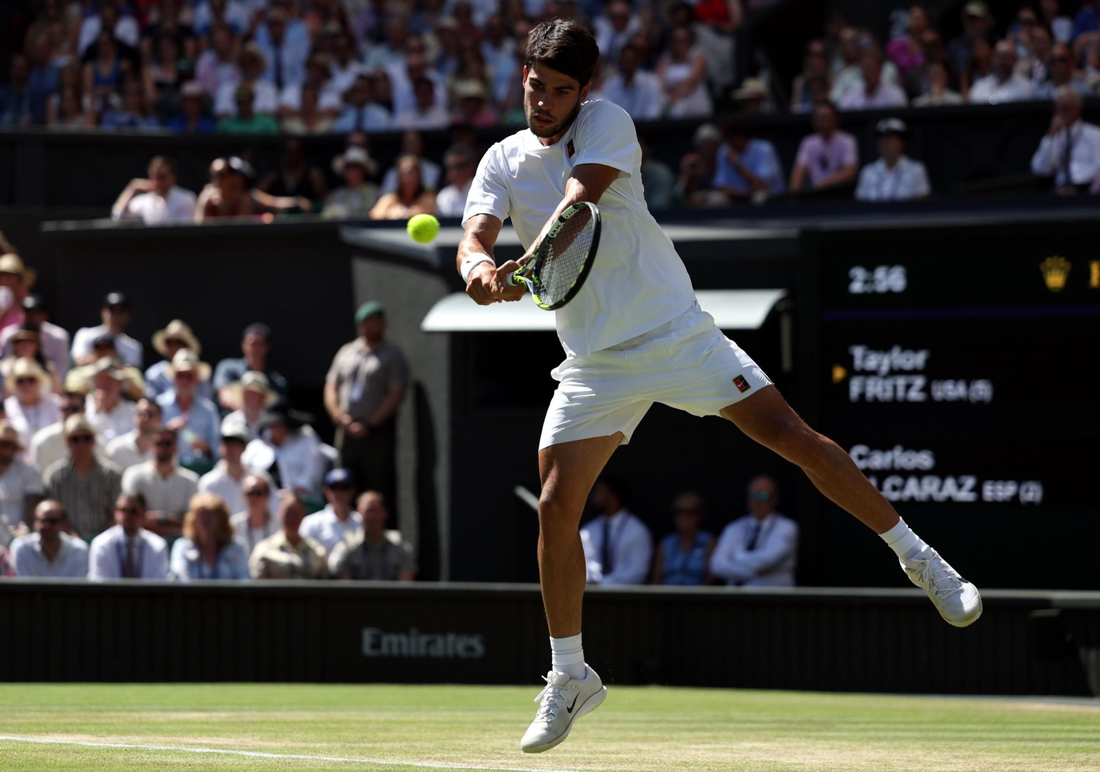 Las fotos del pase de Alcaraz a la final de Wimbledon Las fotos del pase de Alcaraz a la final de Wimbledon