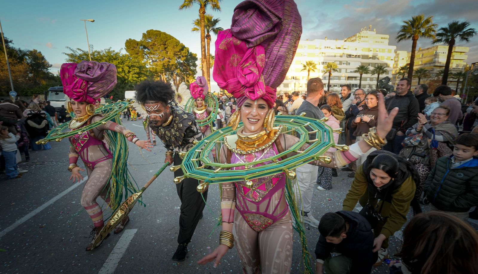 Imágenes de la cabalgata de Reyes Magos en Jerez