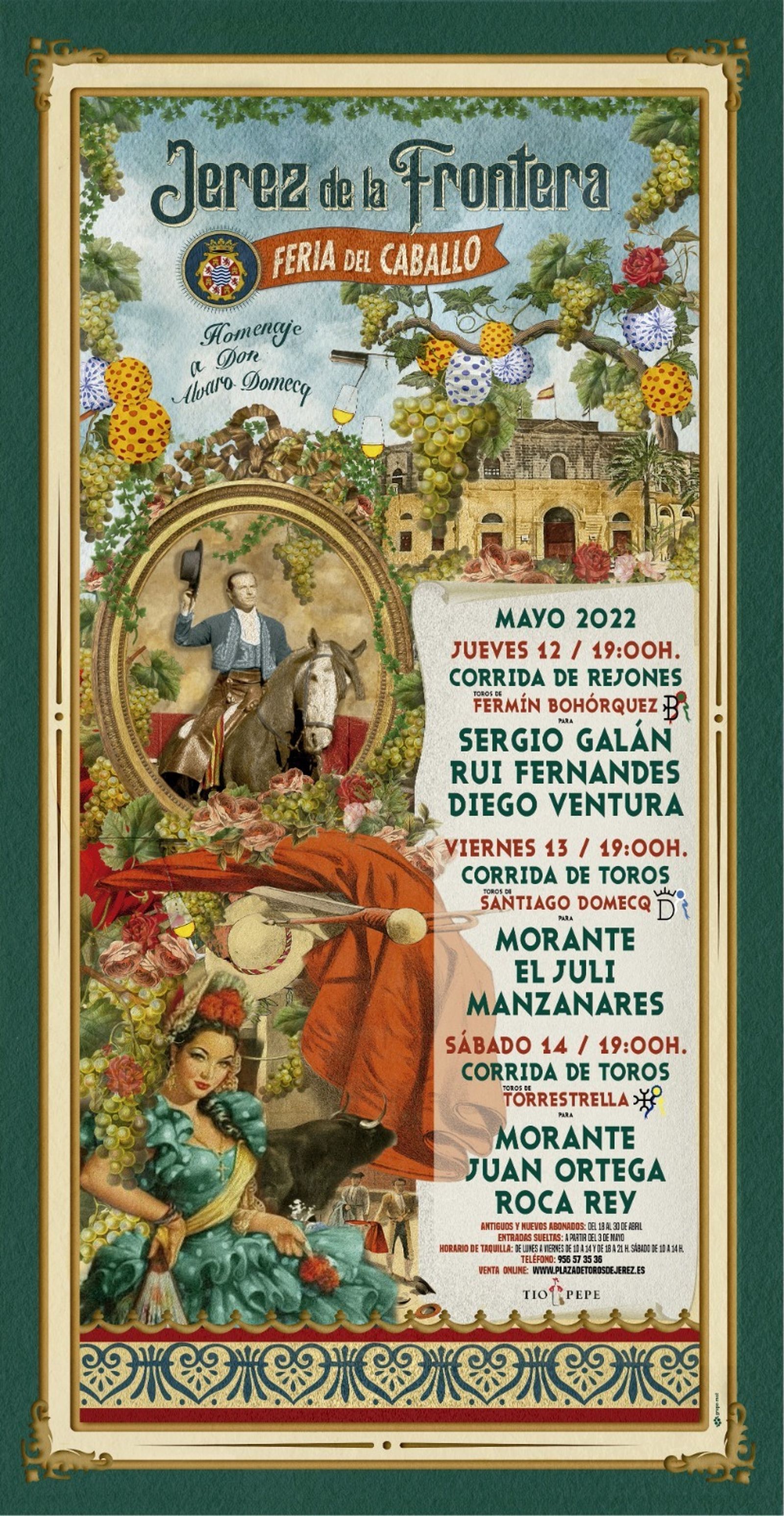 Cartel taurino de la Feria del Caballo 2022