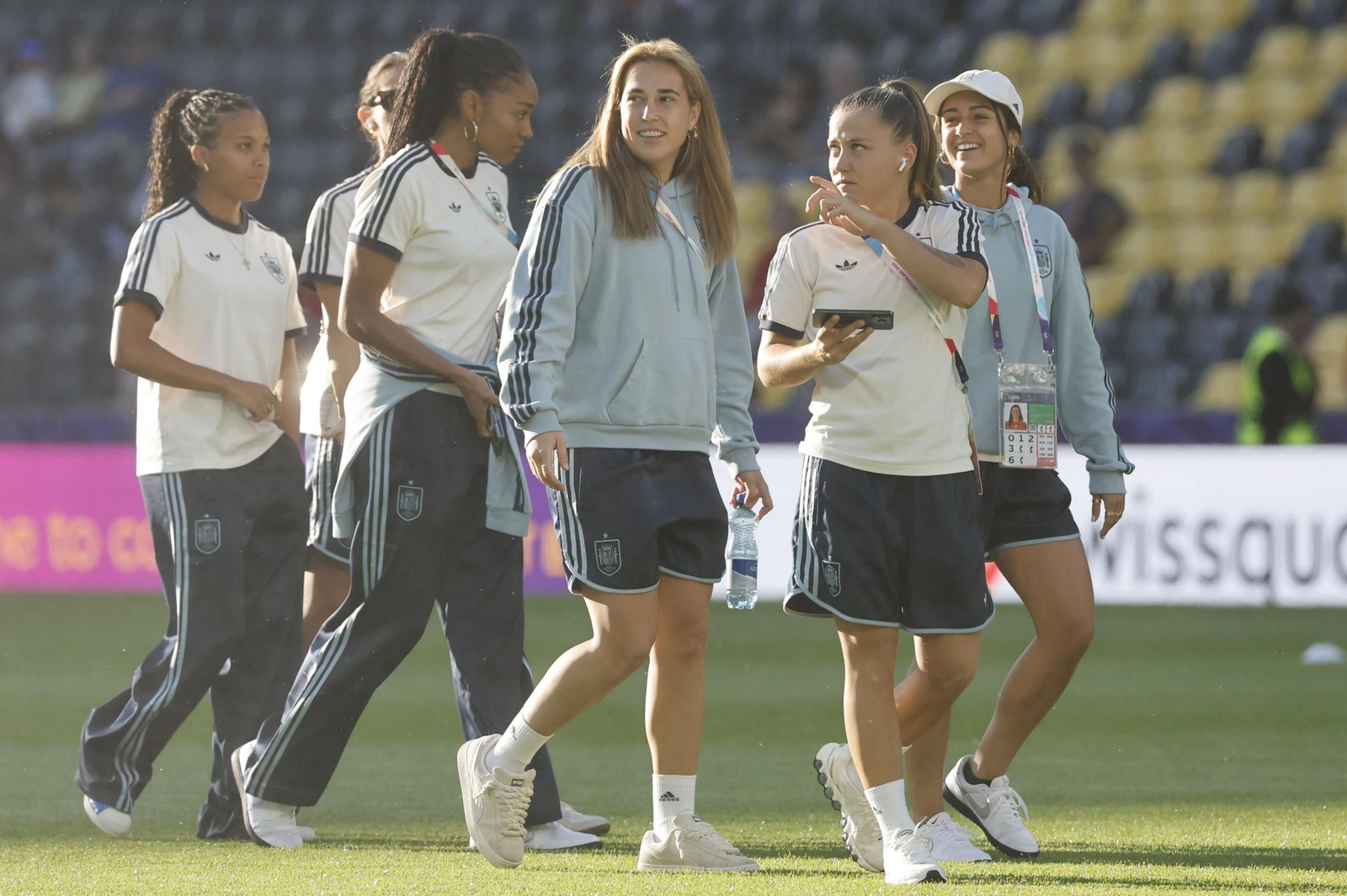 Las fotos del Italia - España de la Eurocopa femenina