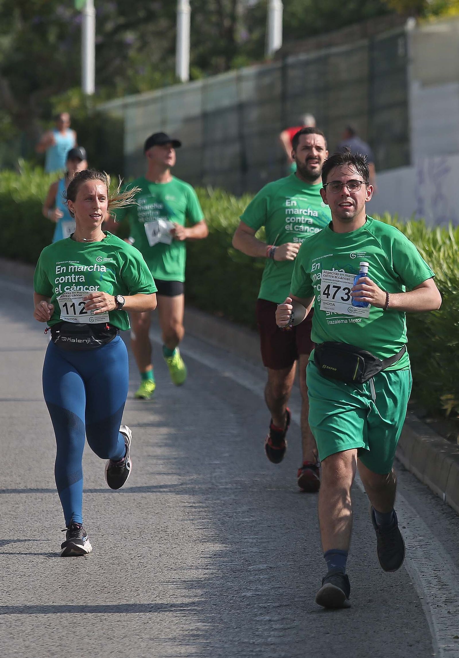 La II Carrera en marcha contra el cáncer celebrada en Algeciras, en imágenes.
