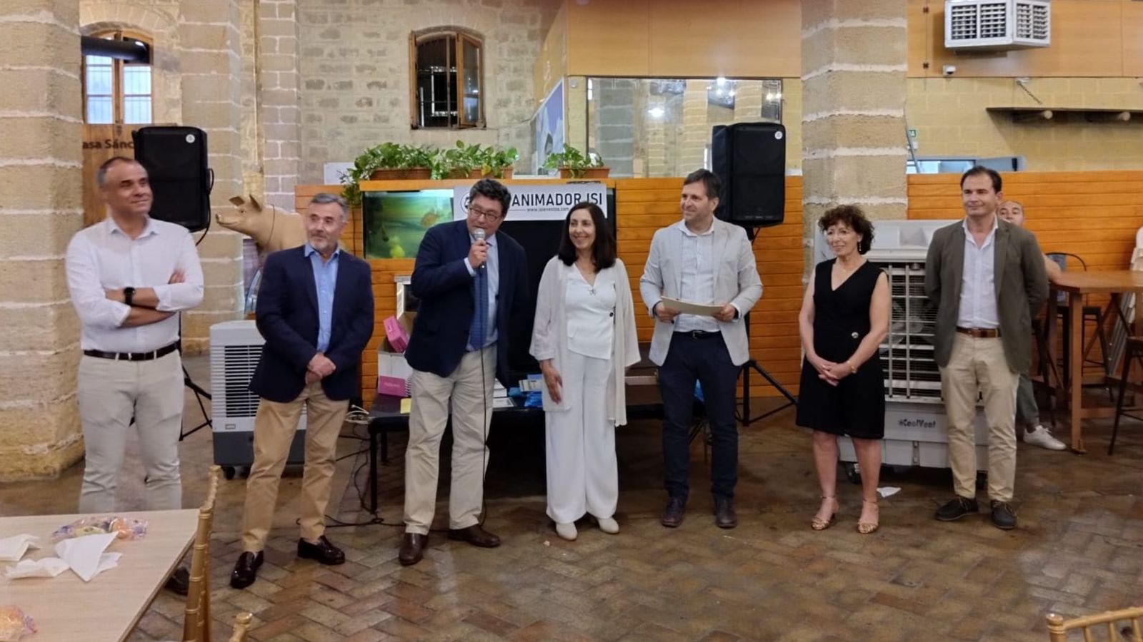 Un momento del acto.