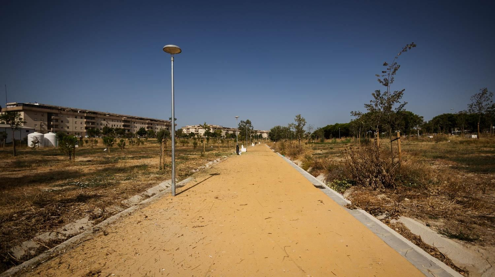Así está el bosque urbano de La Canaleja en Jerez