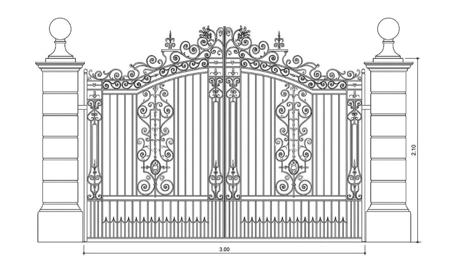 Así será la puerta de acceso al Parque del Oeste en San Fernando