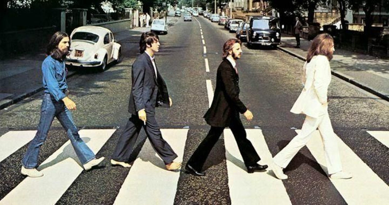 La mítica portada de 'Abbey Road'.